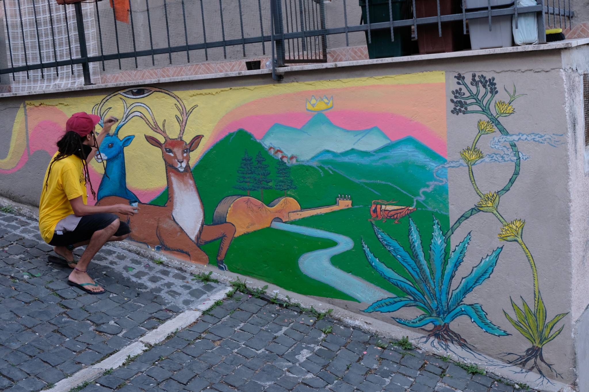 OKEDART&mdash;Abruzo -Jalisco. (blue deer - royal deer)