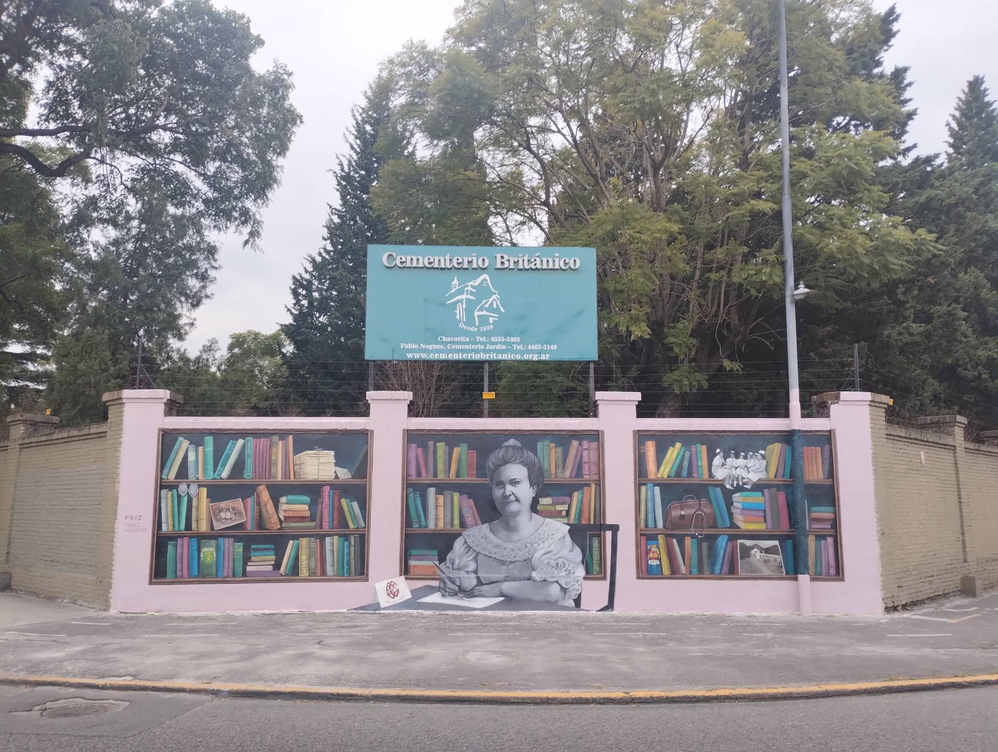 Mabel Vicentef, thisisfriz&mdash;Mural de Cecilia guierson 