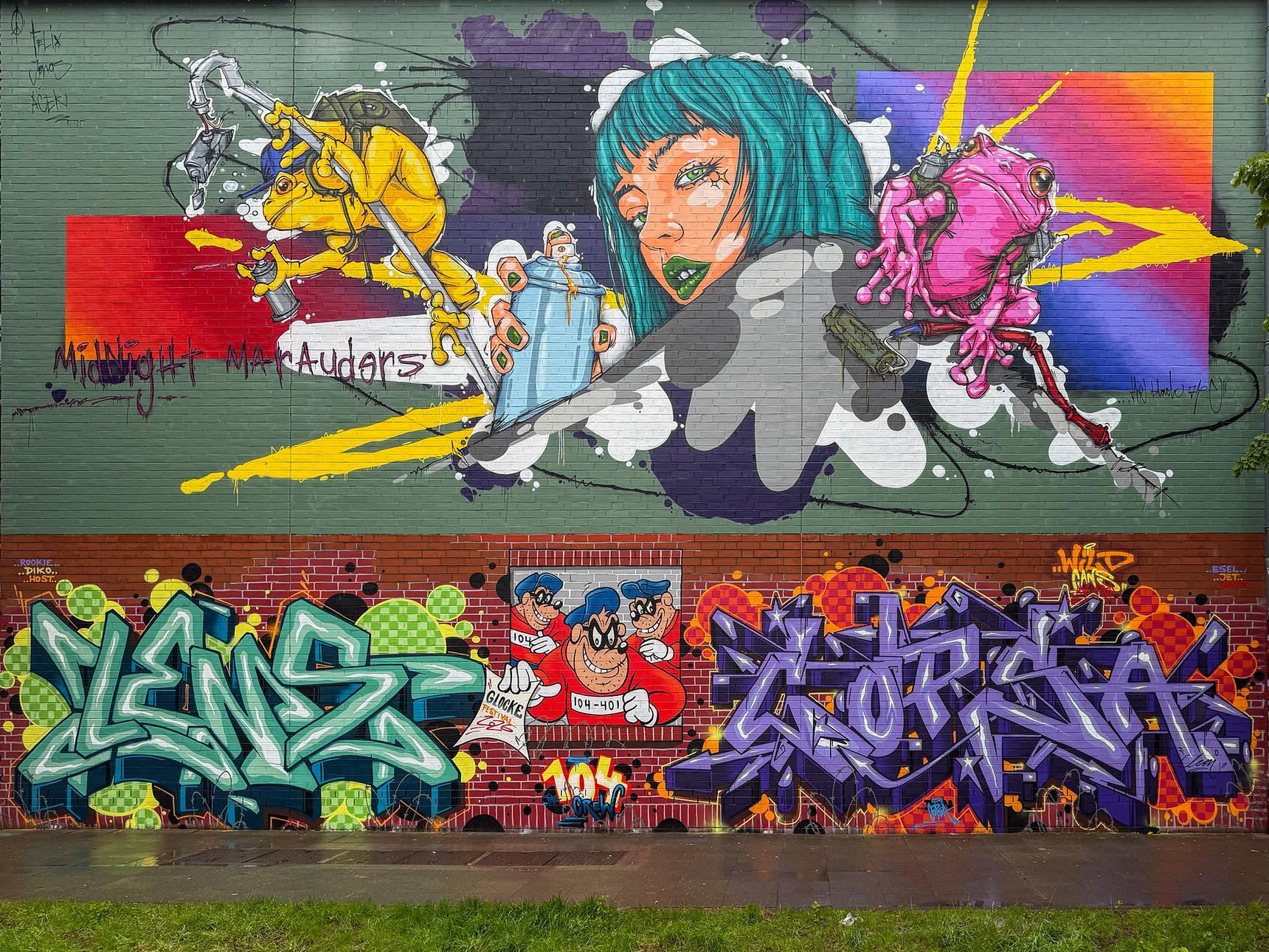 diverse—Glocksee Festival Wall 1