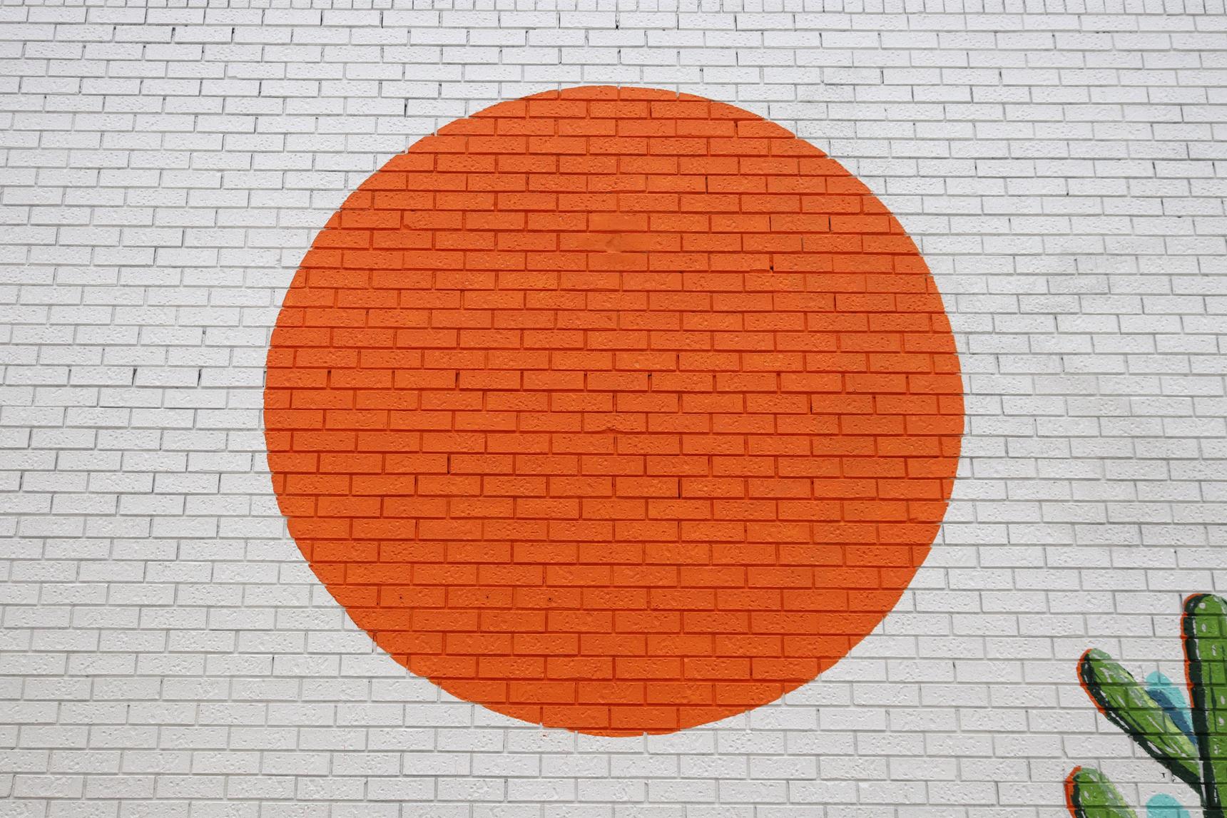 Lara Allport, M-lon, The Drawing Arm—Palm Springs Scandustrial Mural