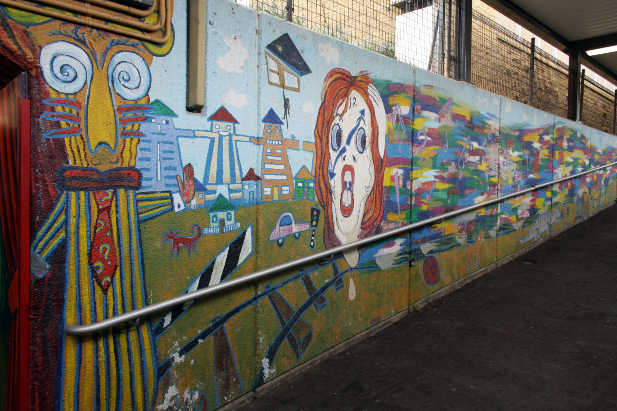 Rodney Monk&mdash;Guildford Underpass Mural