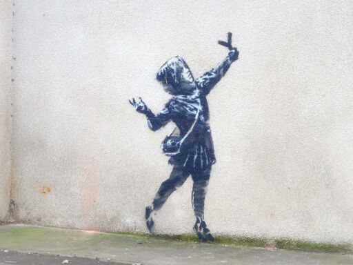 Valentine's Banksy by Banksy - Street Art Cities