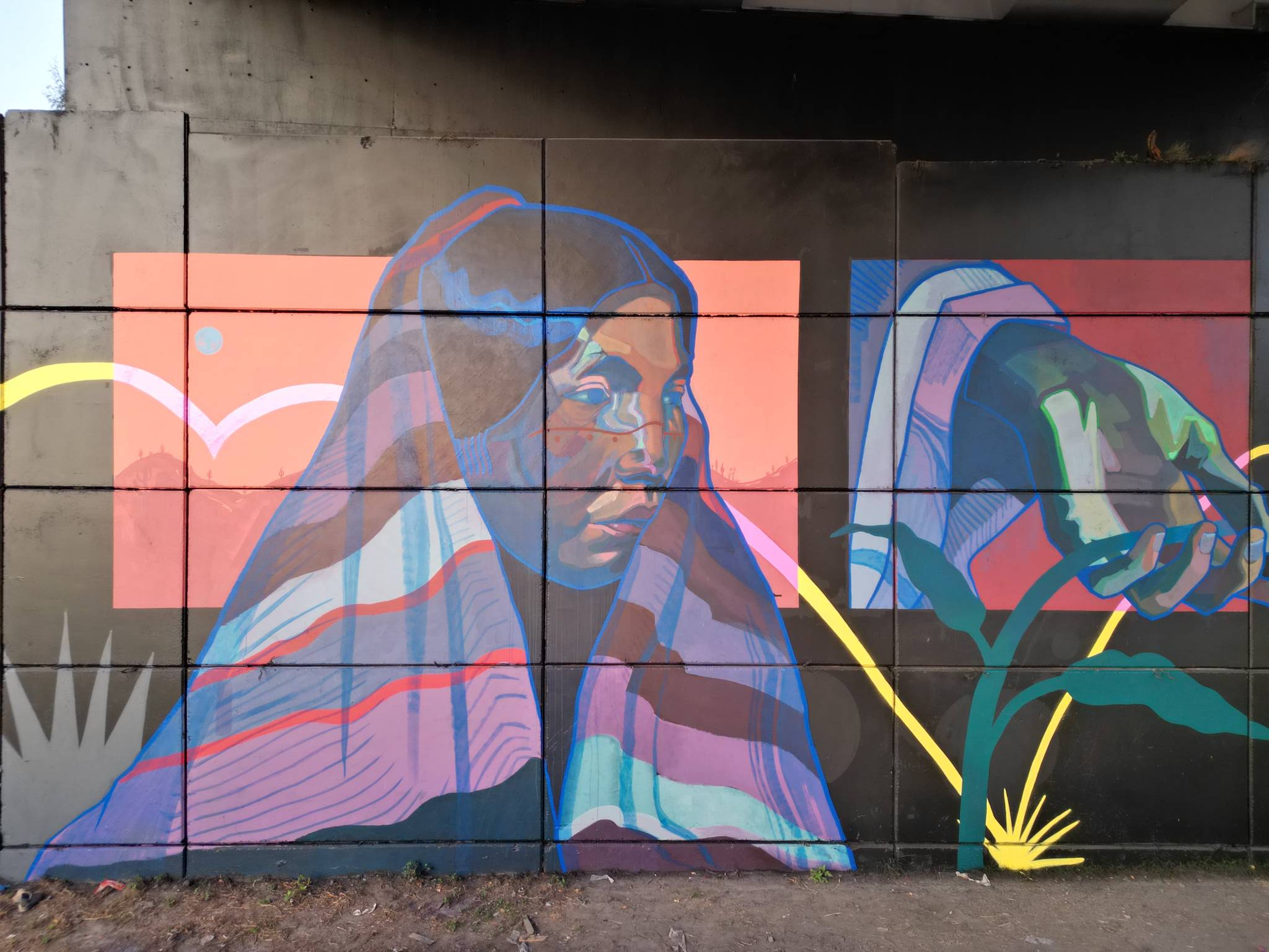 Okedart, Mestizos Collective&mdash;Wise Woman and  Bird Flower