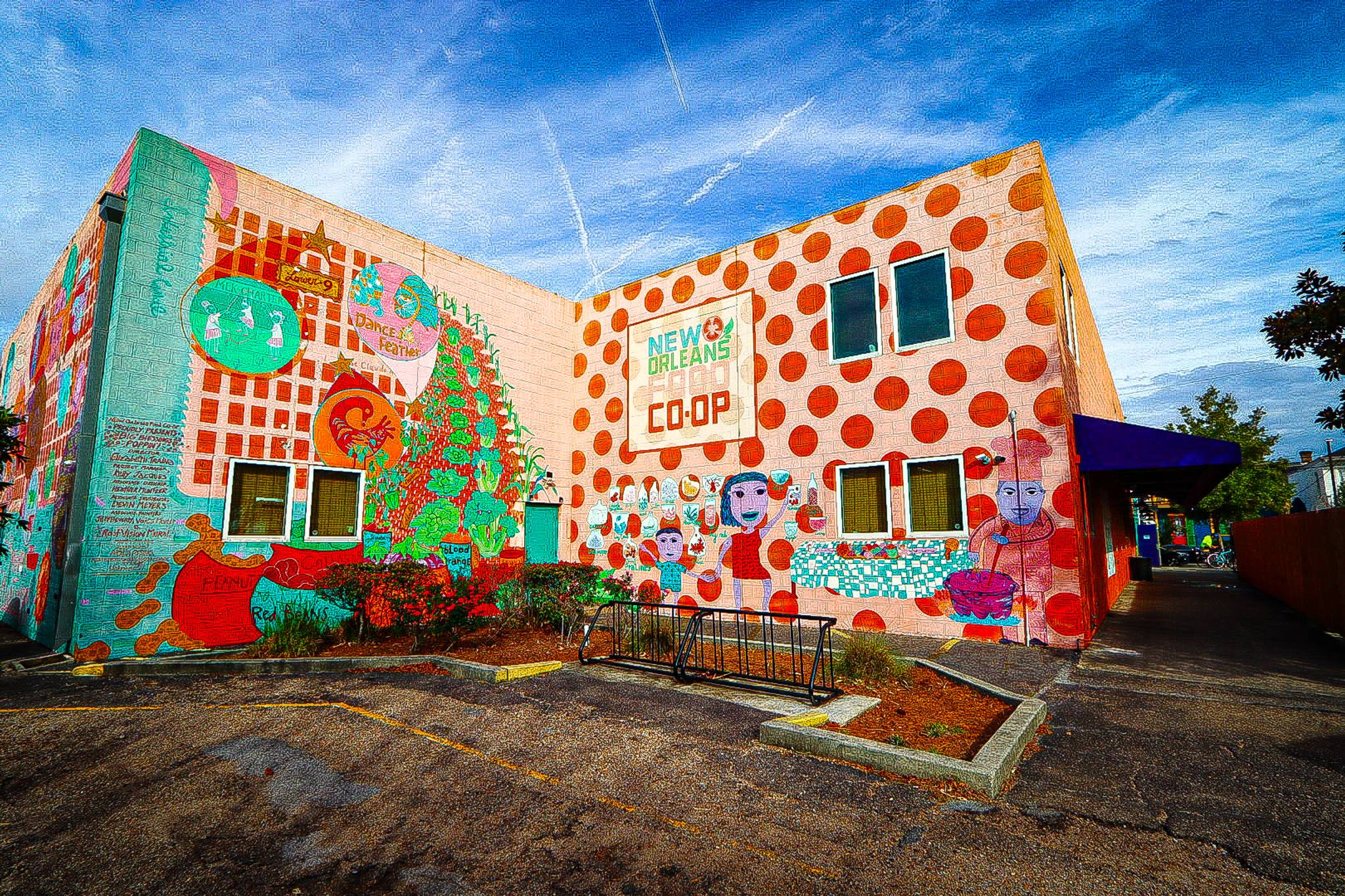 Elizabeth Traina, Devin Meyers, Heather Muntzer&mdash;New Orleans Food Co-Op Mural