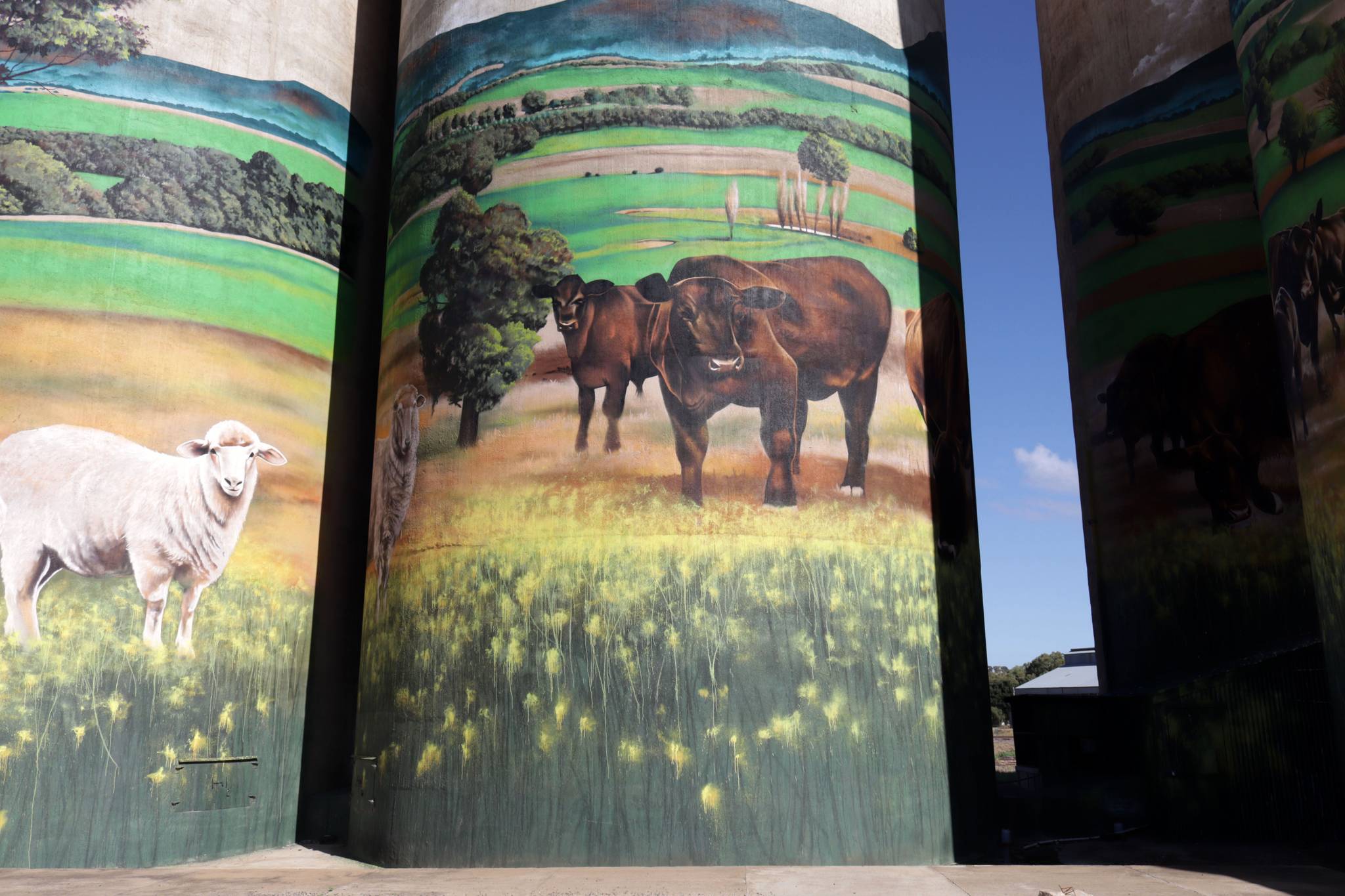 Heesco&mdash;Grenfell Silo Artwork