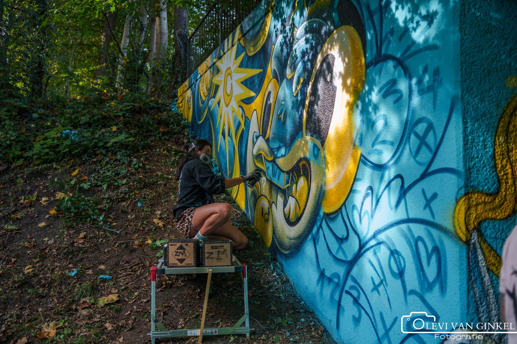 Zmaja, Marloes De Kiewit, Laxmi Manuela, Simian Switch, VAAF, Toscanabanana, Sokaris, Anouk Brand, Lucile Van Laecken, Rutger Termohlen, Sowet, Zark, Studio mutoni, Sasko, Kseniia Nel—Bospoorttunnel 'Wij eisen de nacht op'