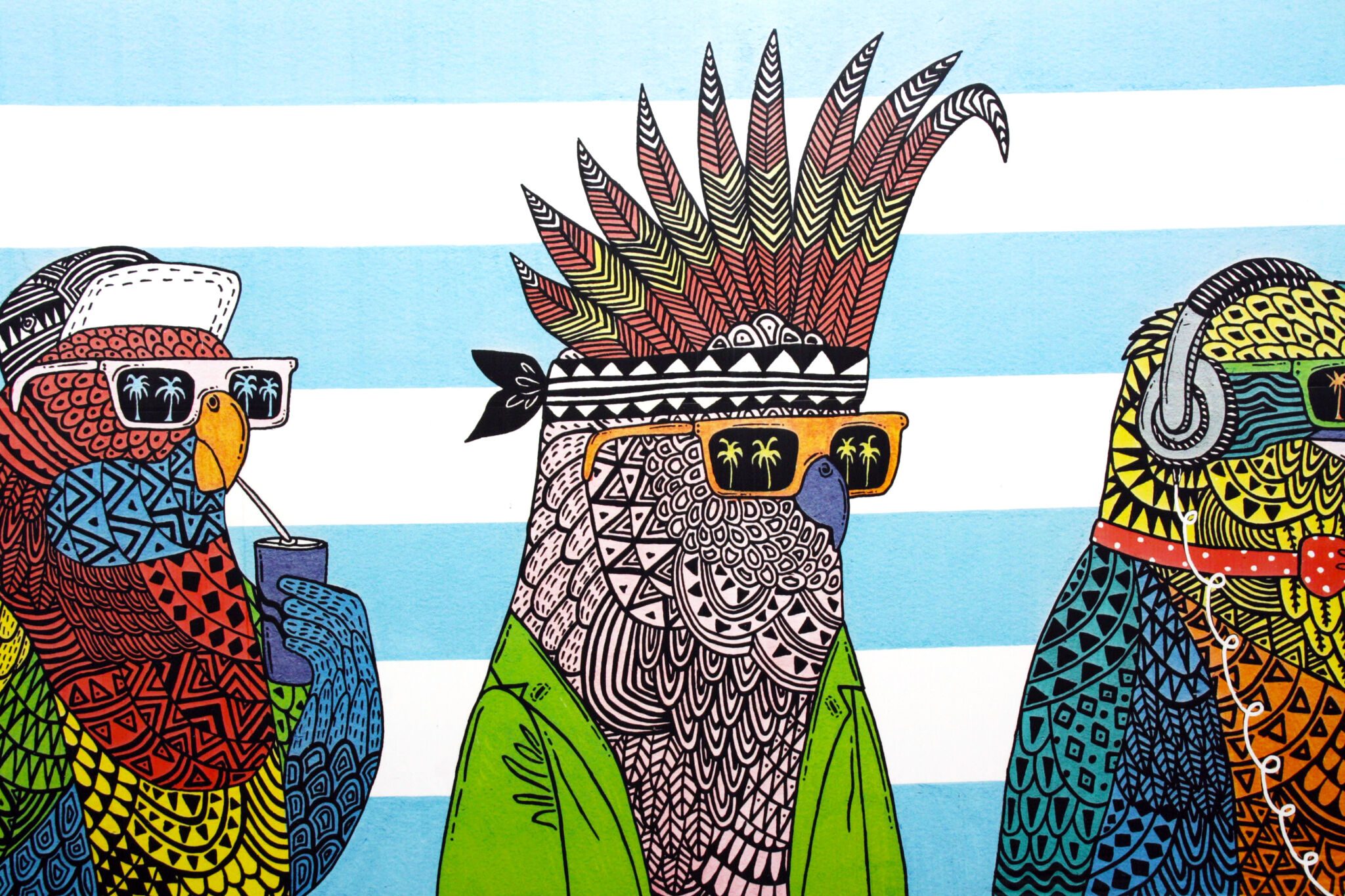 Mulga&mdash;Three Rad Birds