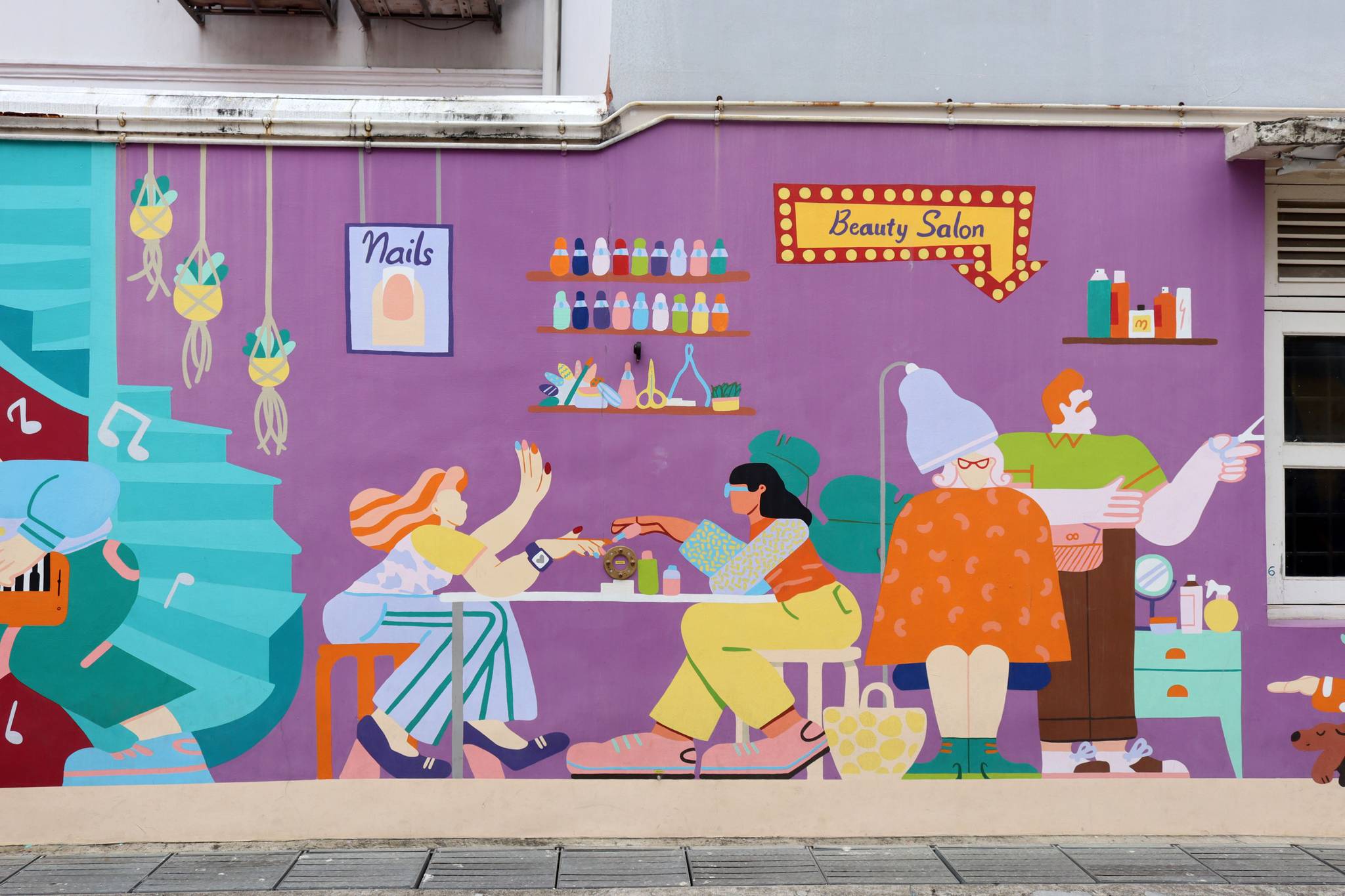 Mural Lingo&mdash;Bugis Street