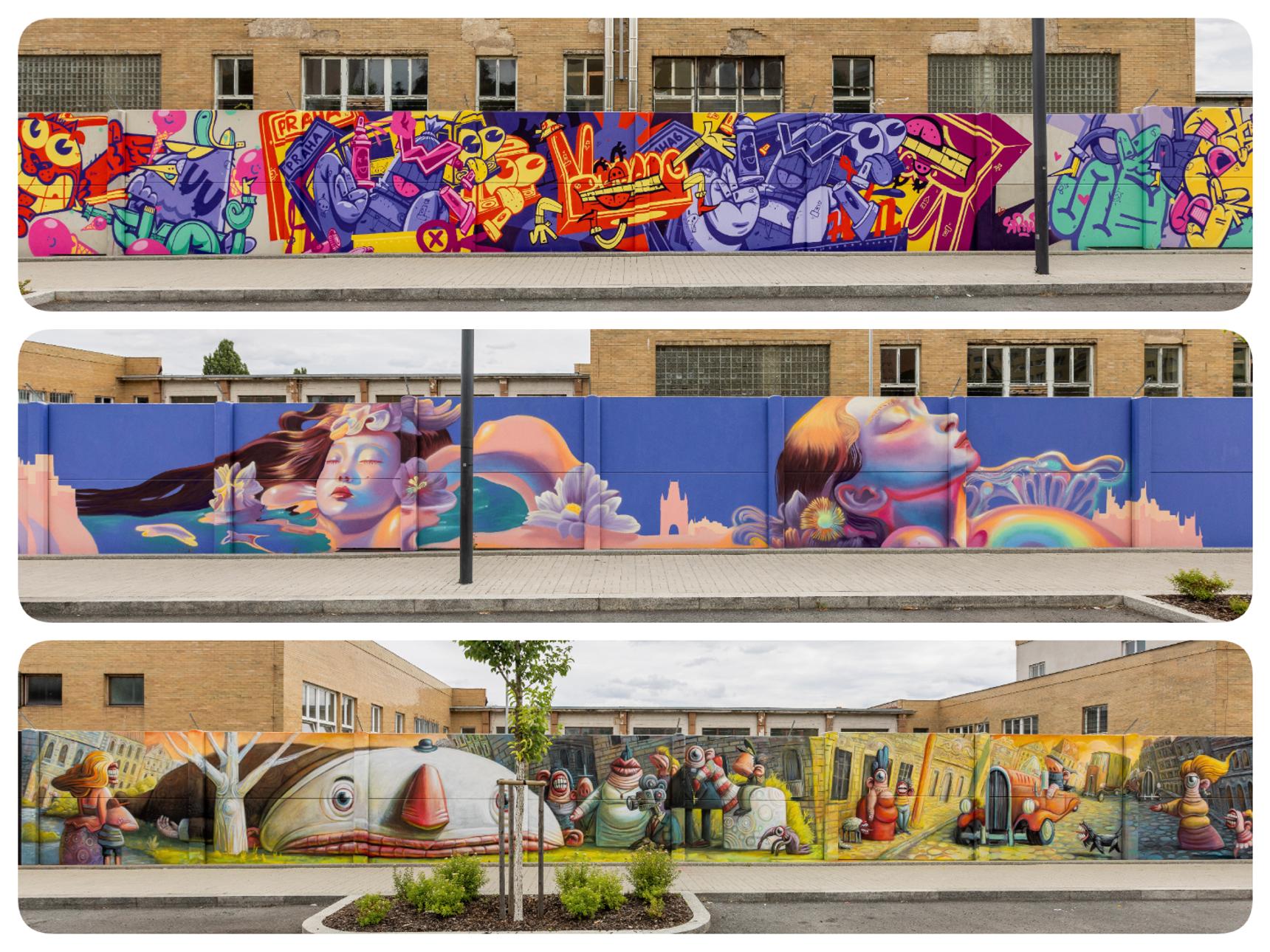 —Mural Ruzyně – Krása města v pohybu (City Beauty in Motion)