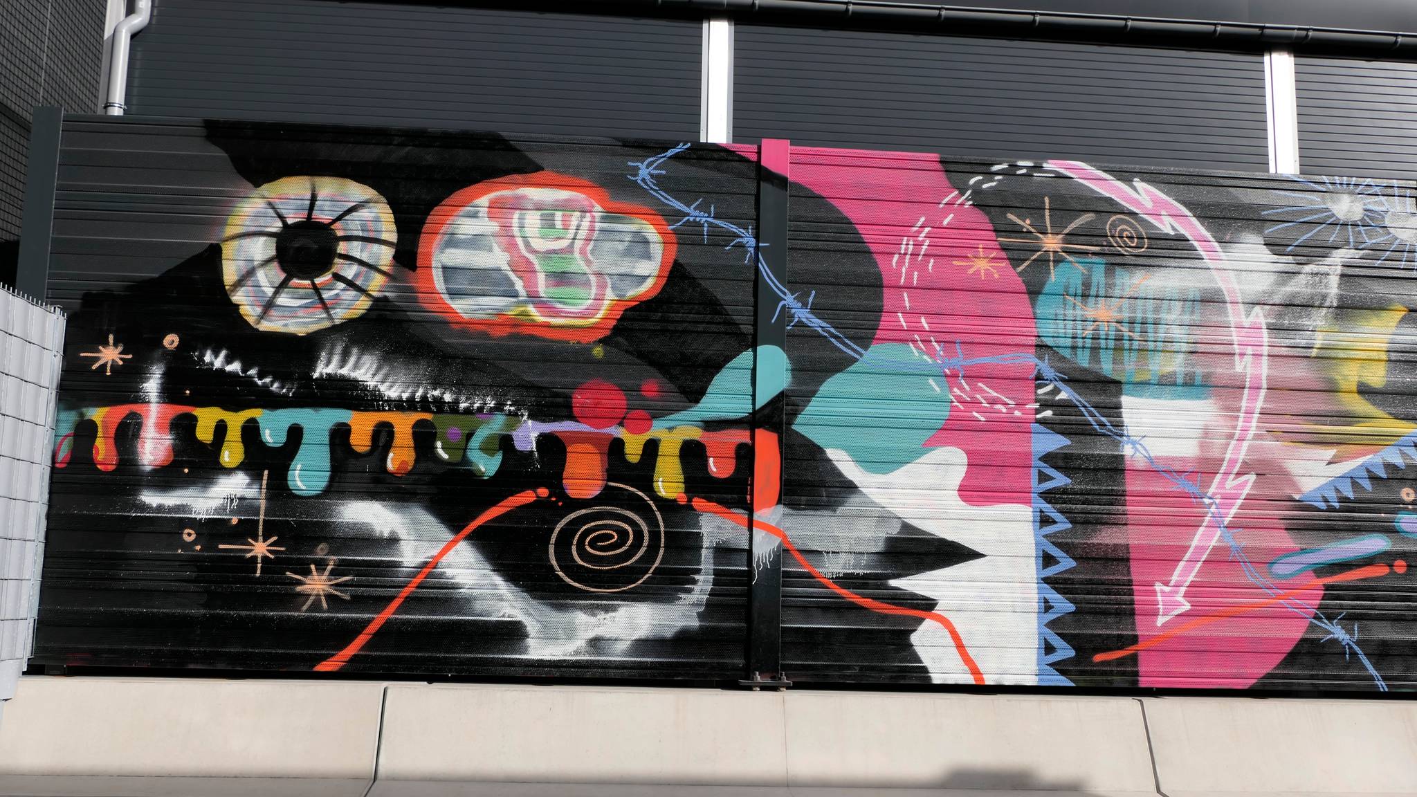 Various Artists&mdash;Abstract graffiti wall