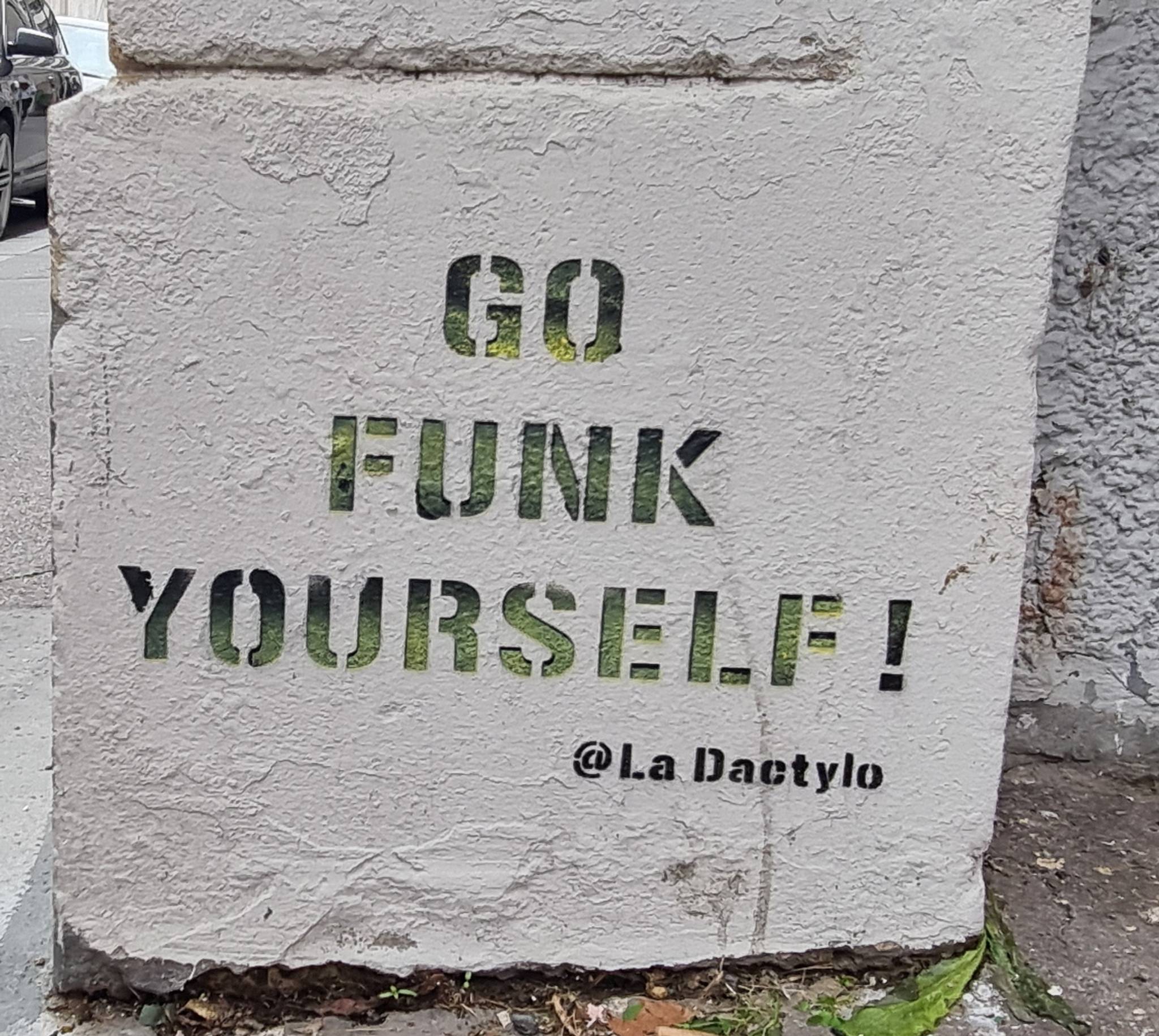 La Dactylo&mdash;"Go funk yourself"