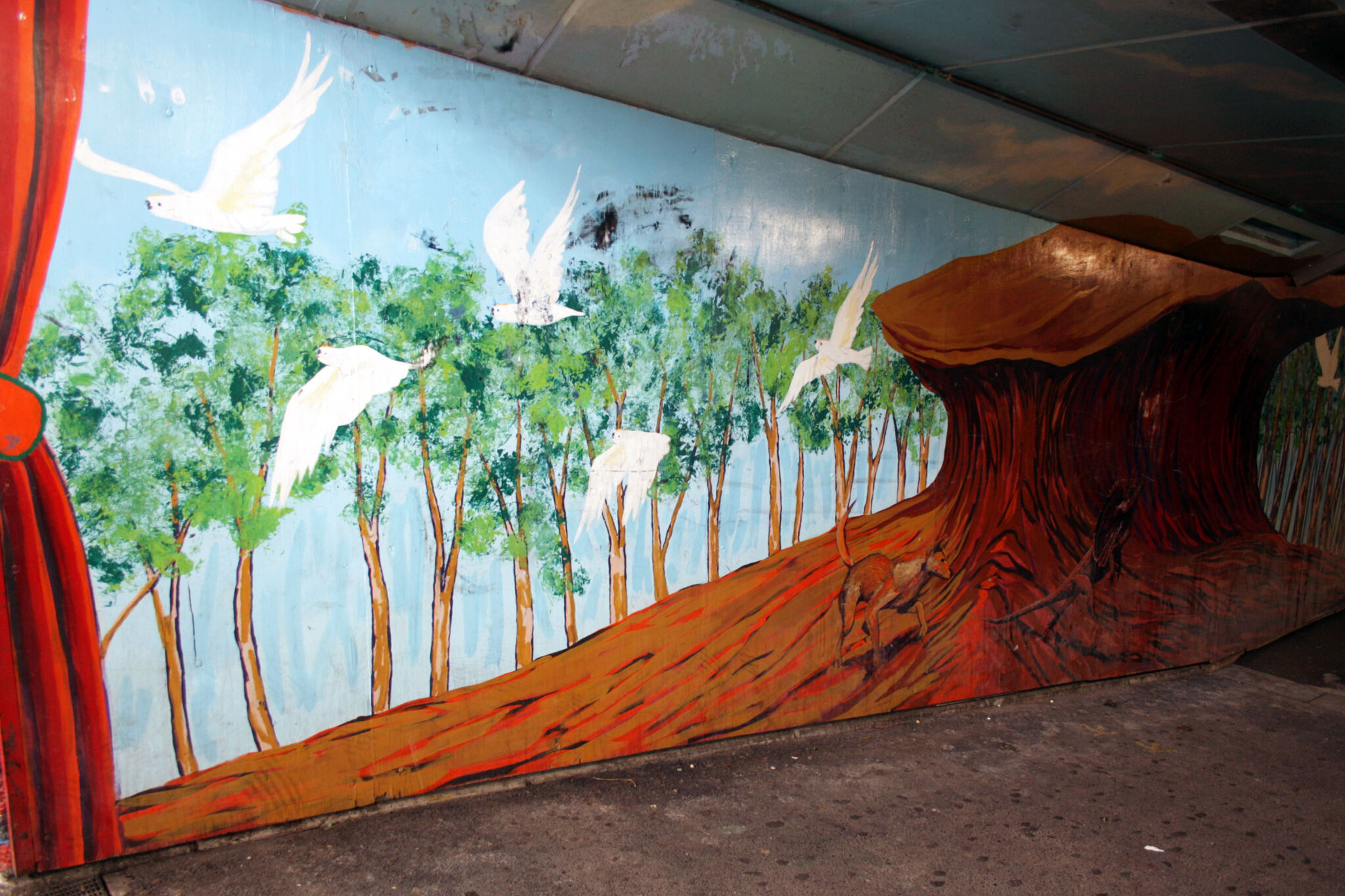 Rodney Monk&mdash;Guildford Underpass Mural