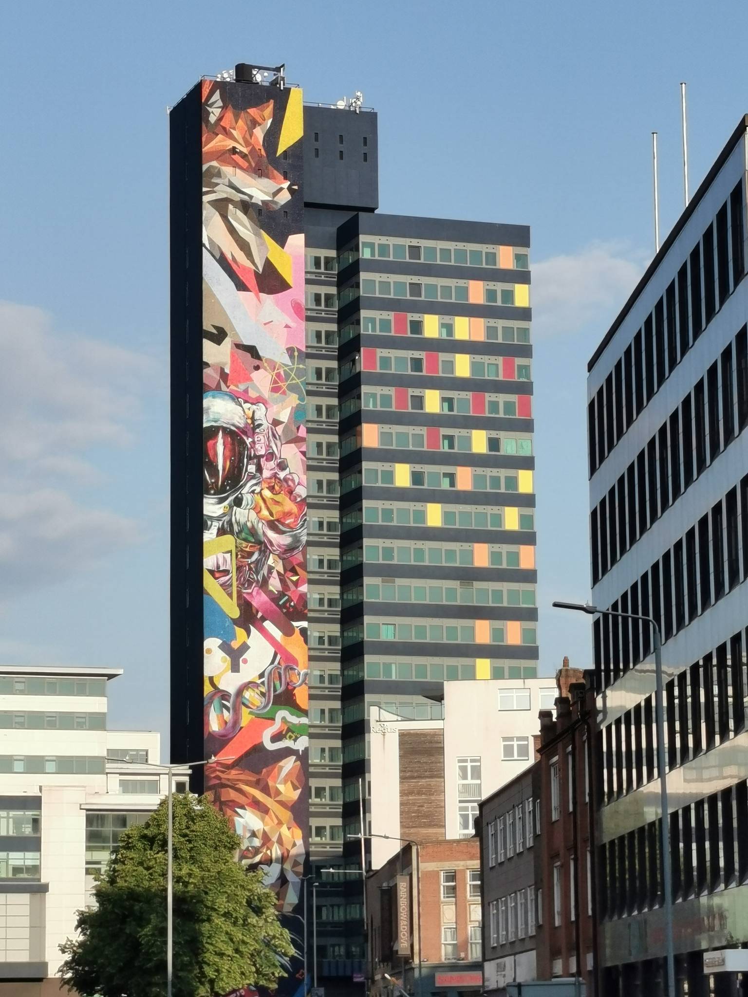 Rich Peacock, Wing Lo, Leigh Drummond&mdash;St Georges Tower Mural