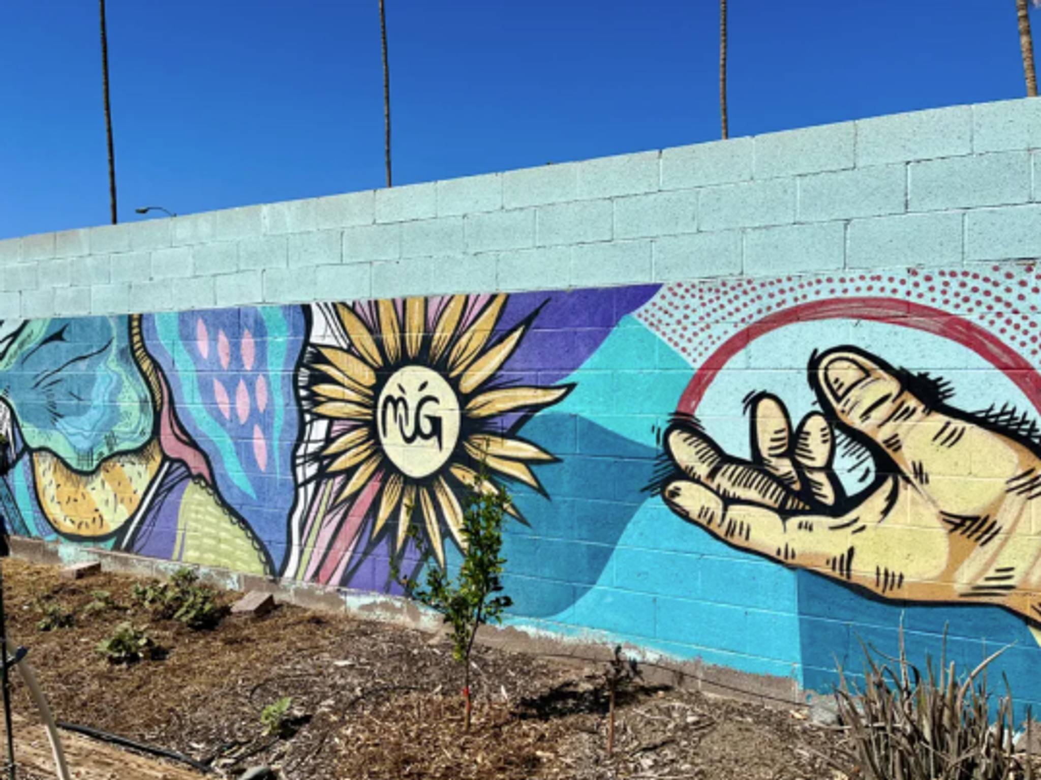 Joseph ‘Sentrock’ Perez&mdash;Mesa Urban Garden Mural #4