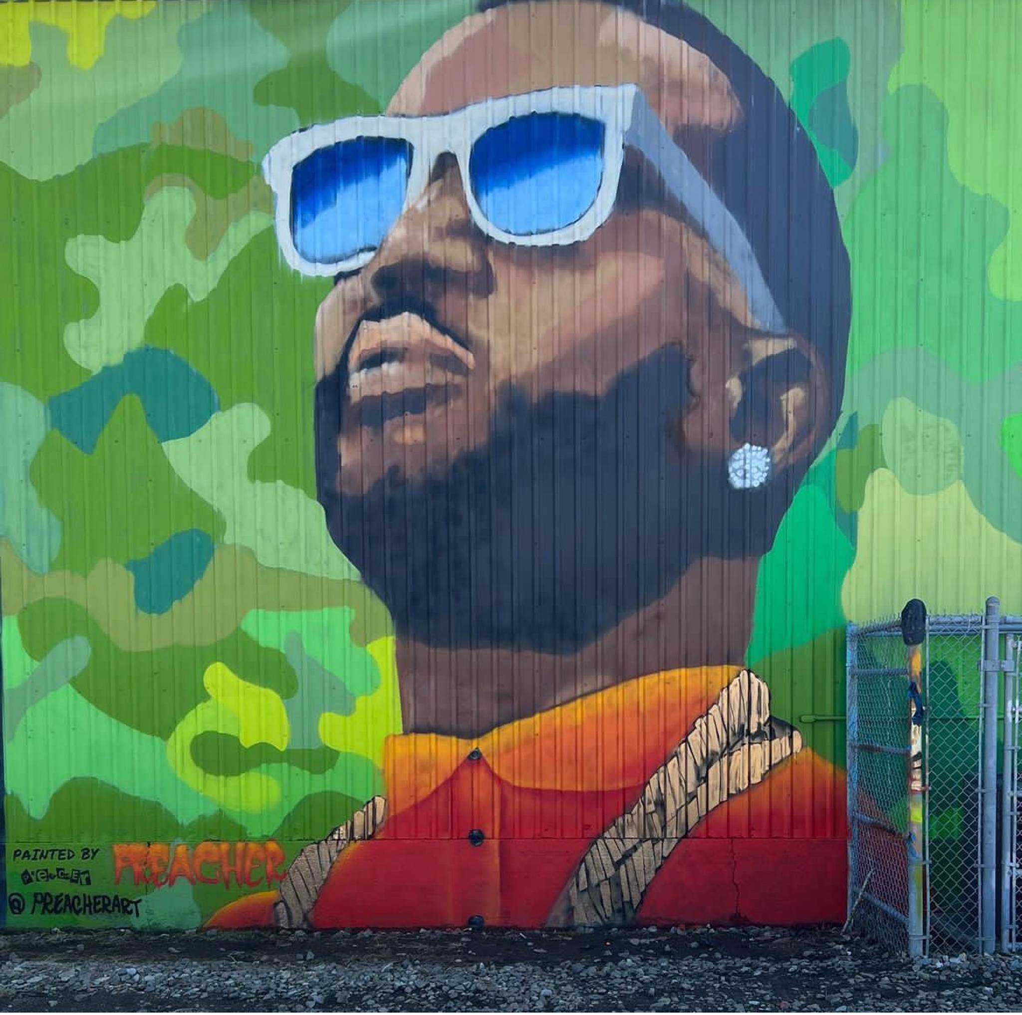 Preacher&mdash;JUICY J MURAL