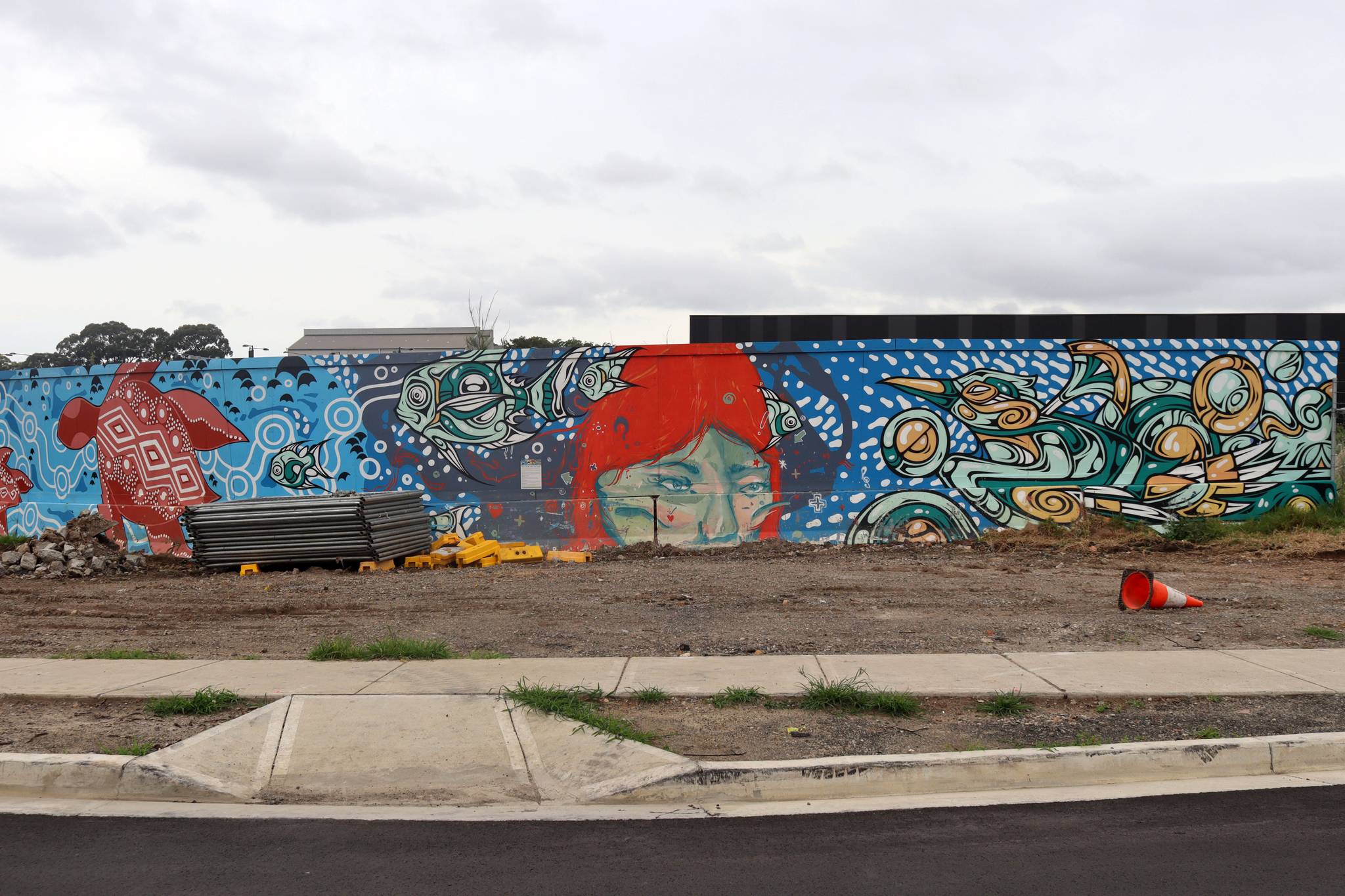 Ears, Joanne Cassady, Phibs&mdash;Marrickville Dive Site Mural