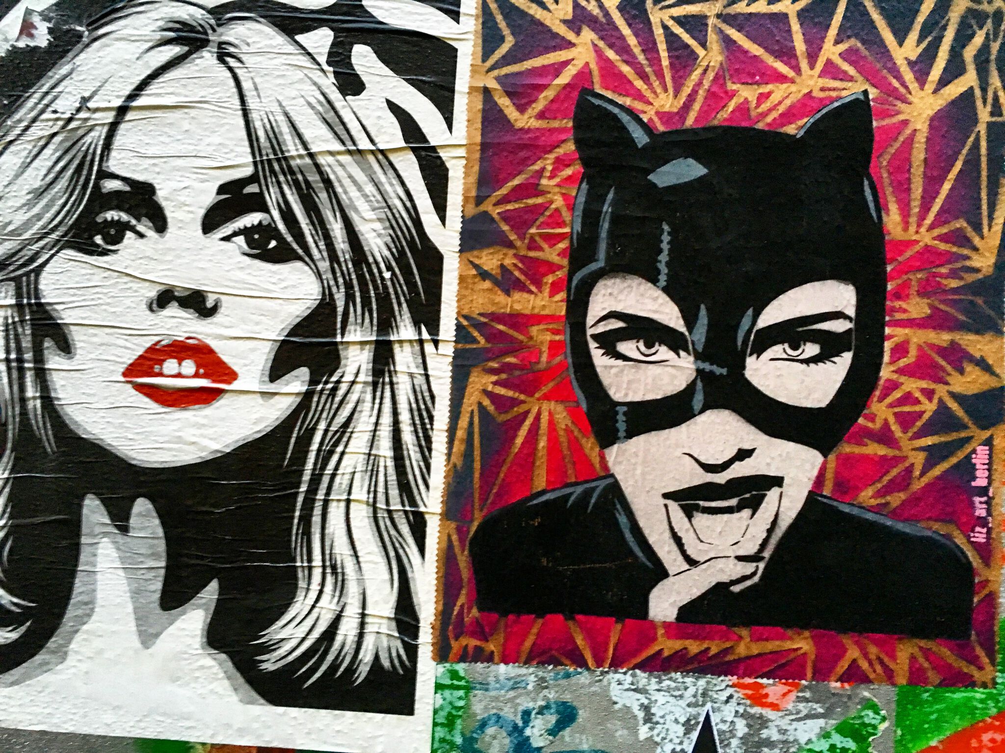 Minty, blox.graffiti, C215, Shepard Fairey (Obey Giant), Liz Art Berlin&mdash;Untitled