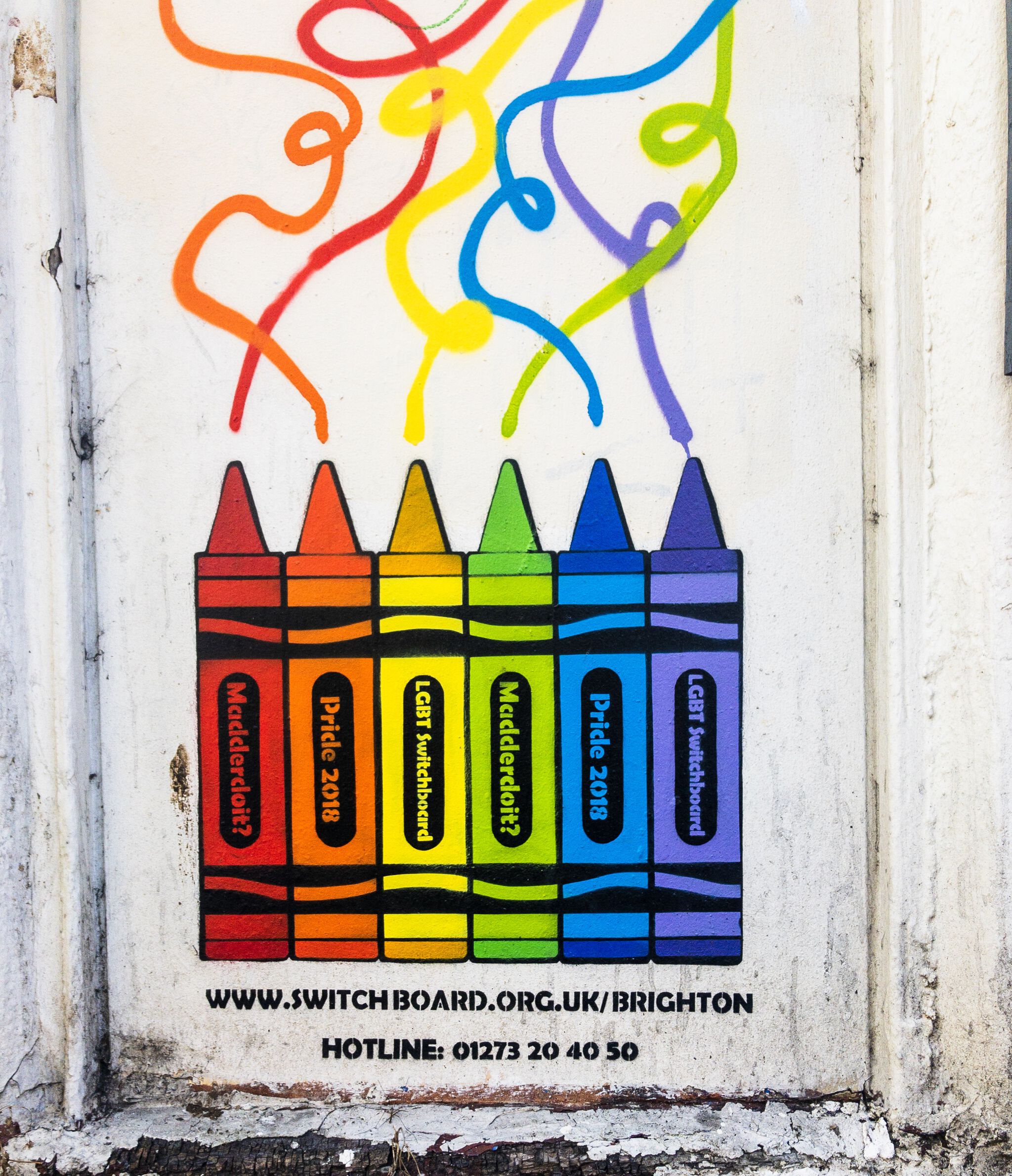 Madderoit&mdash;Gay Pride crayons