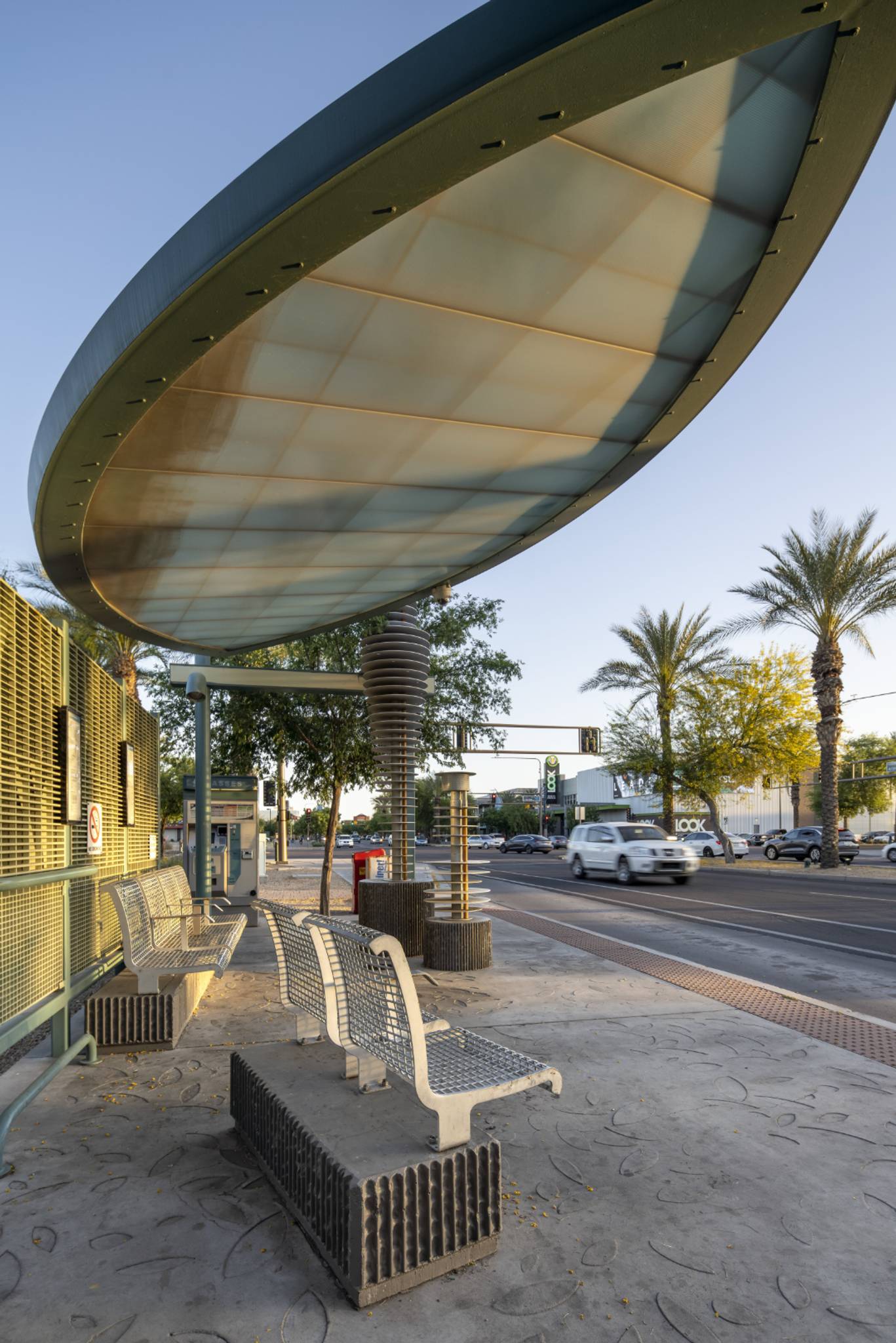 Joan Waters&mdash;BRT Downtown Stations - Under The Leafy Canopy