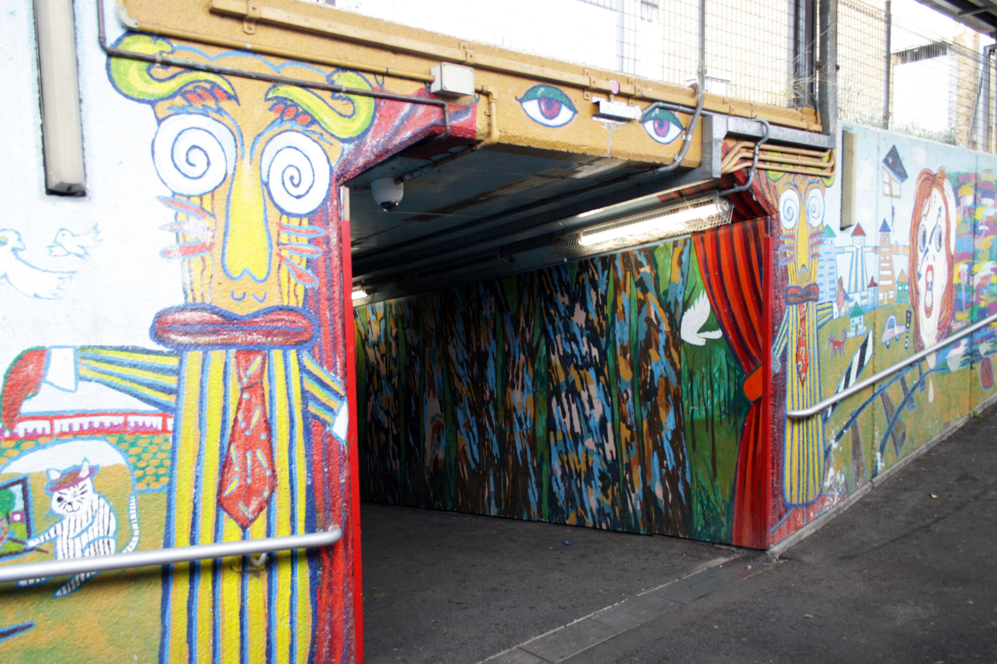 Rodney Monk&mdash;Guildford Underpass Mural