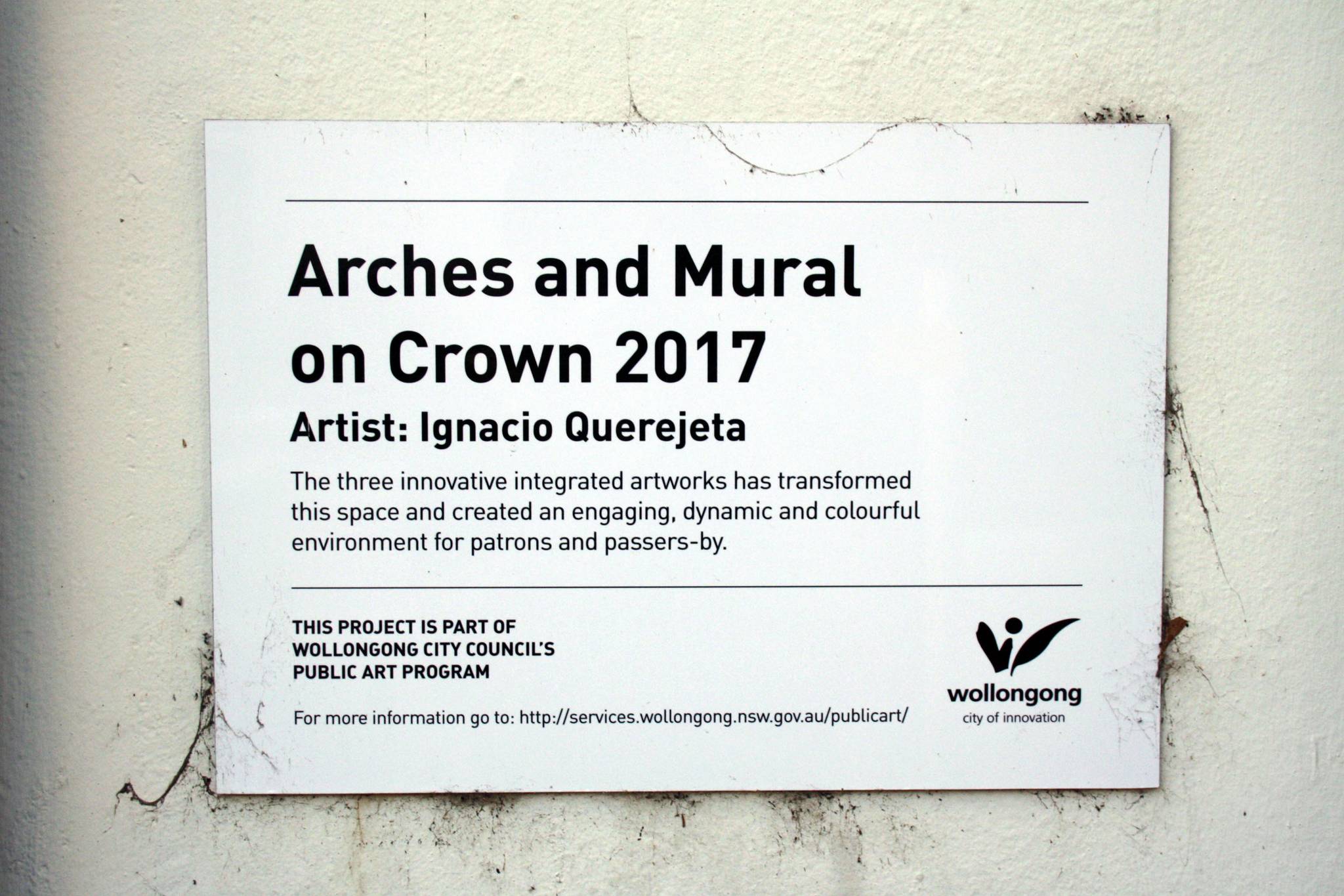 Ignacio Querejeta&mdash;Arches and Mural on Crown 2017