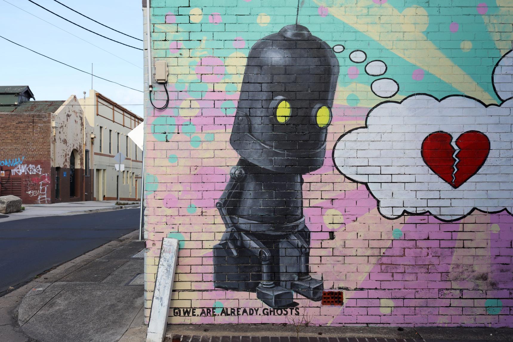 Oliver Wall—Robot Mural