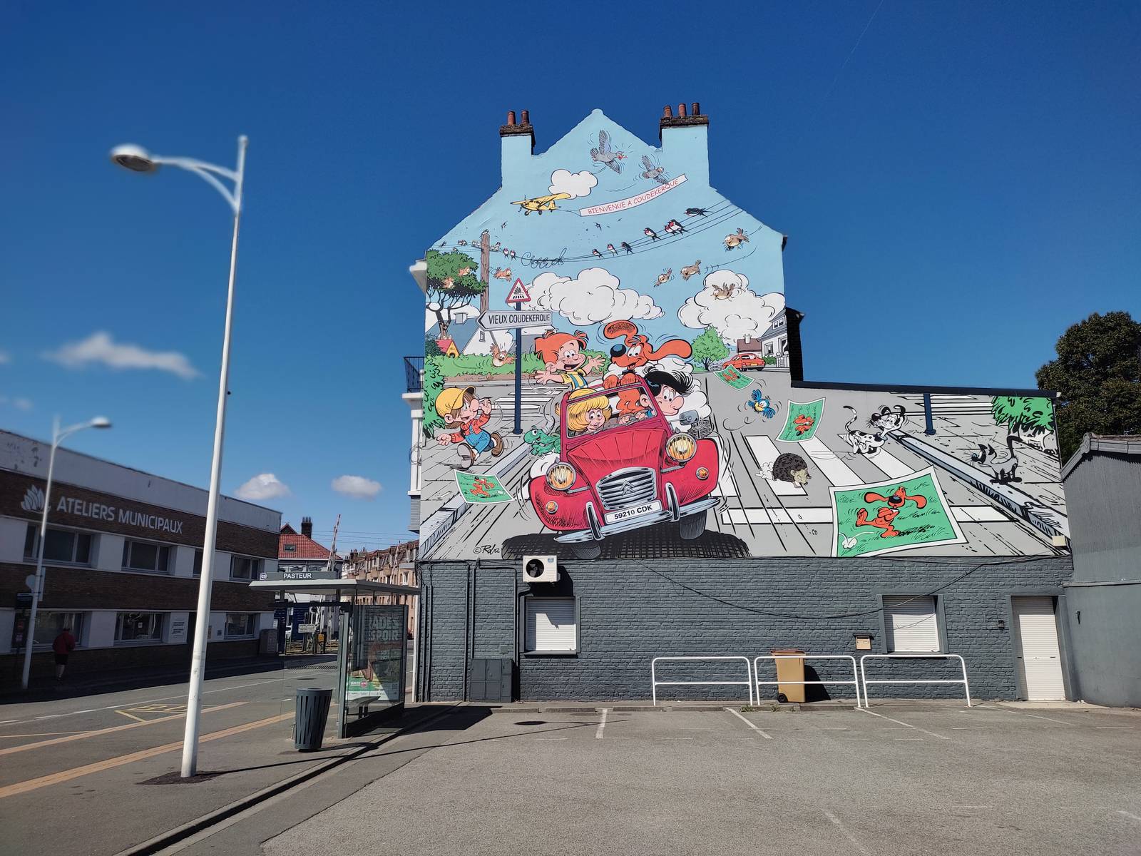Art Mural—Boule et Bill