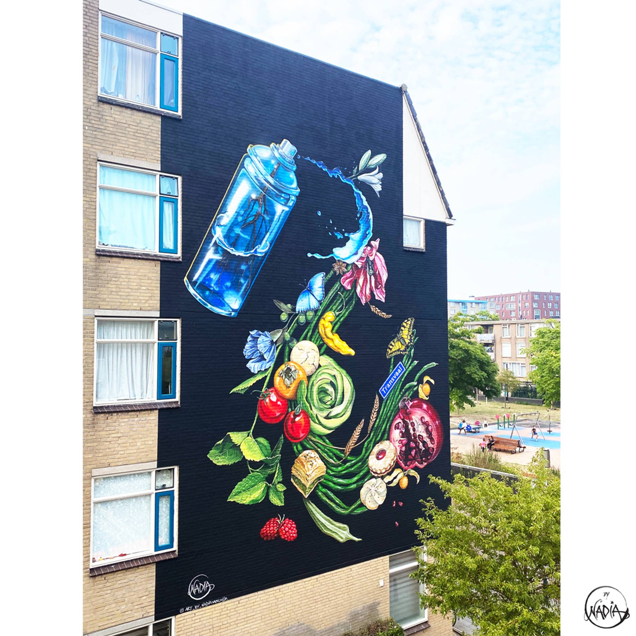 Nadia van Luijk&mdash;TASTE MY CULTURE > MAURITSHUIS MURAL