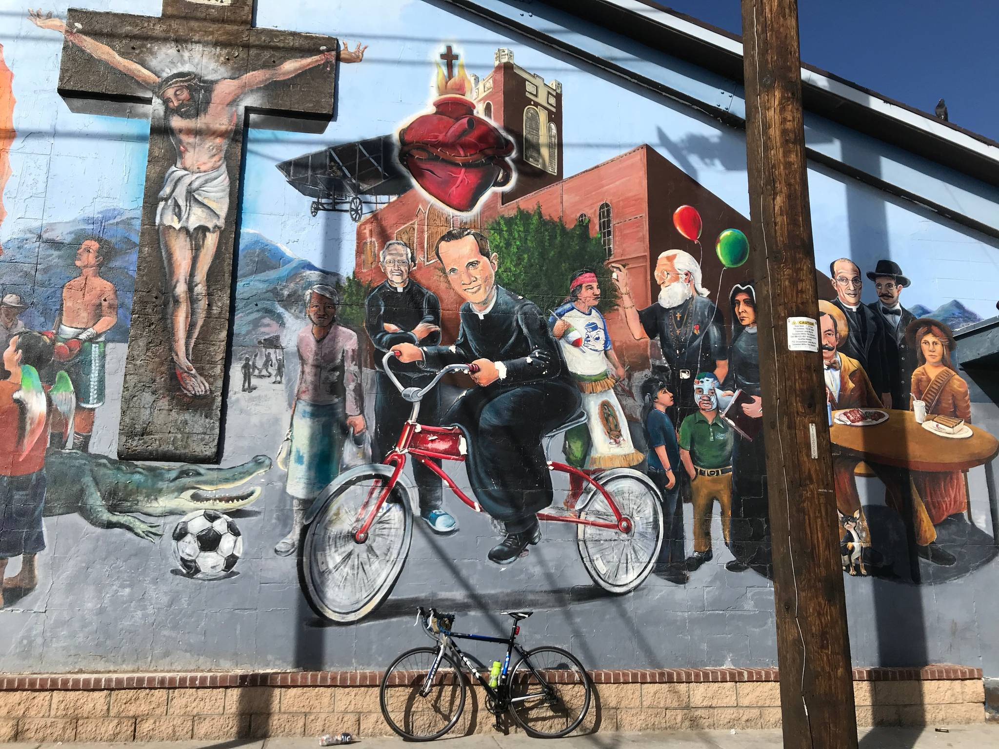 Francisco Delgado, Mauricio Olague&mdash;Sagrado Corazon Catholic Church Mural