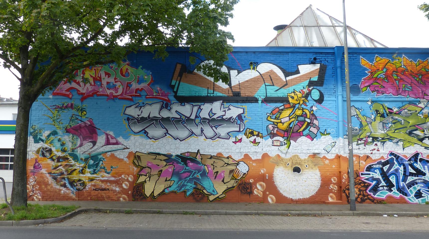 —LJDA 19 Anniversary Graffiti Wall for 40° Festival 2015