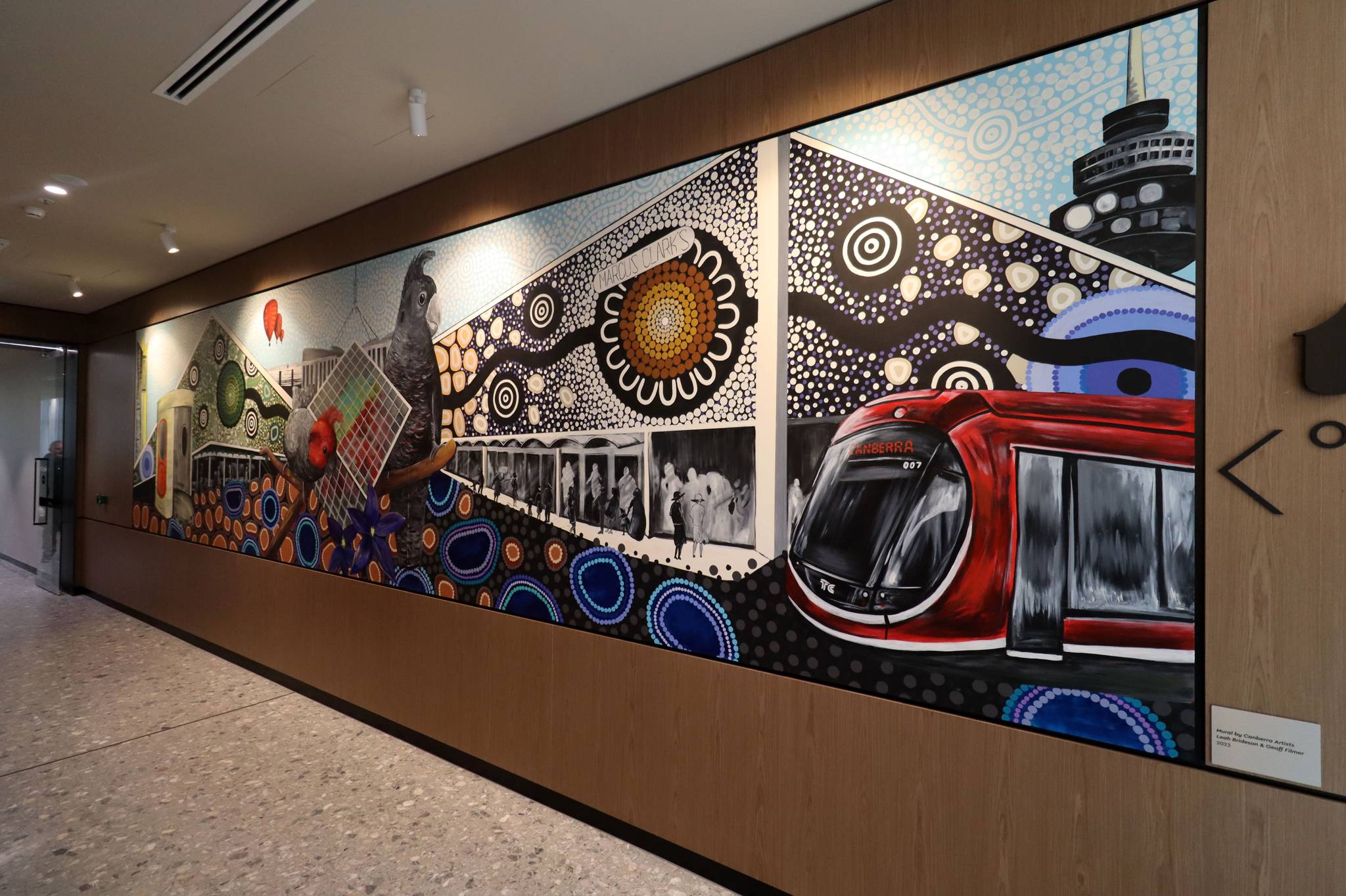 Leah Brideson, GraffikPaint&mdash;Canberra Centre Mural