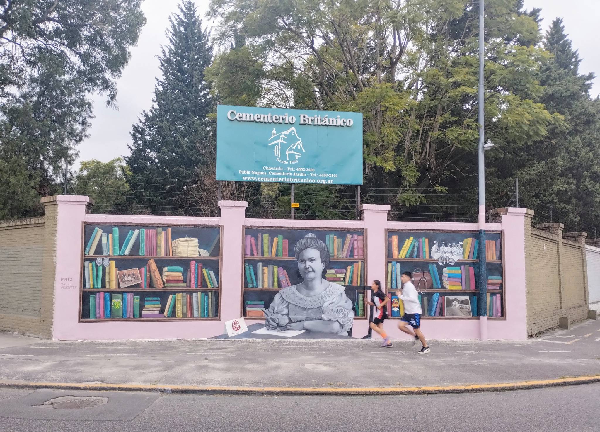 Mabel Vicentef, thisisfriz&mdash;Mural de Cecilia guierson 