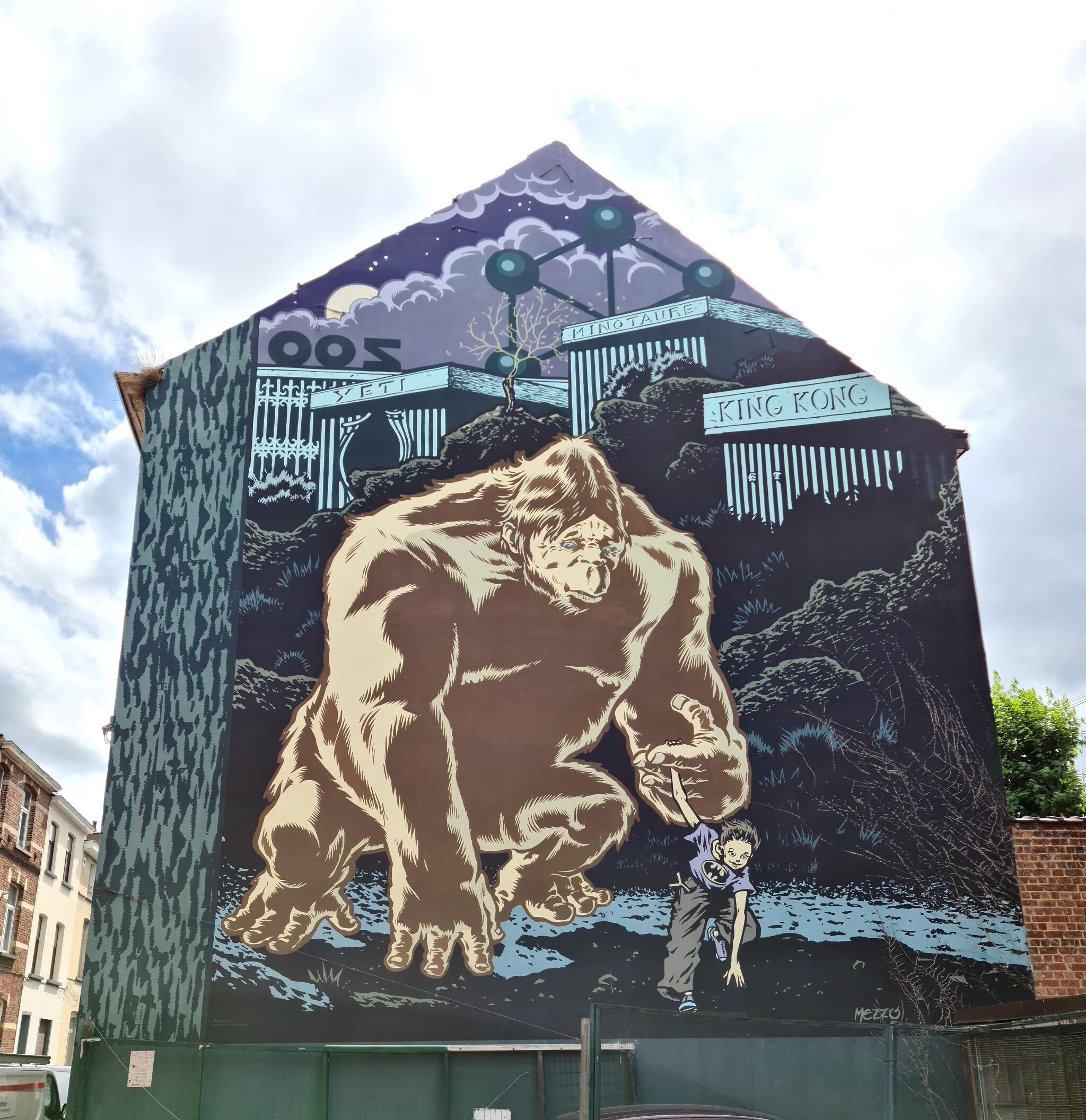 Art Mural&mdash;Le Roi des Mouches