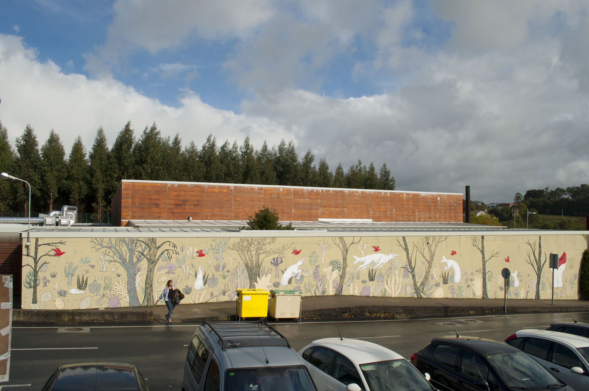Minia Regos&mdash;Wall by MINIA REGOS for DESORDES CREATIVAS 2018 in Ordes (Galicia-Spain)