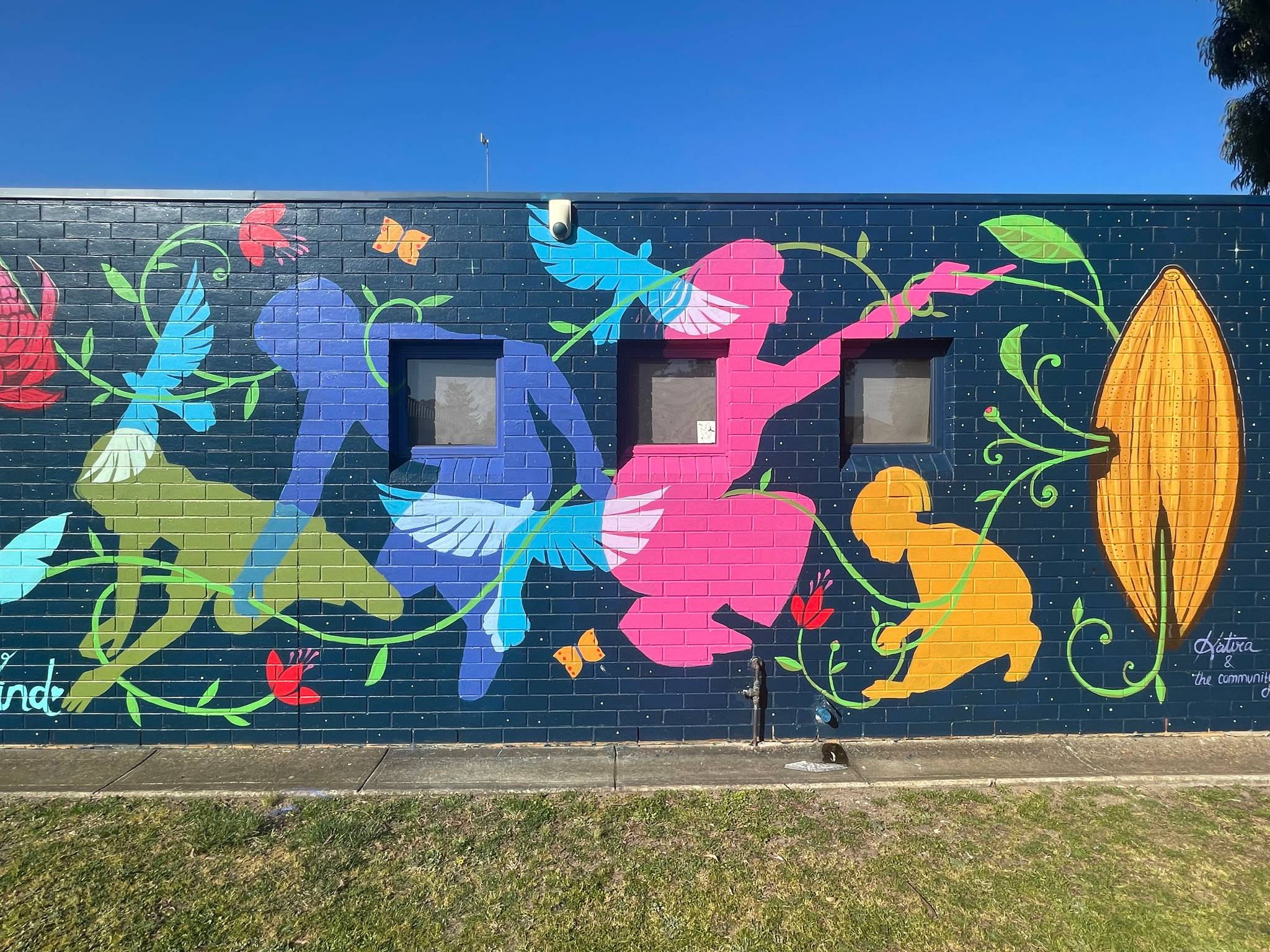 Katira Art&mdash;Delahey Community Centre Mural 