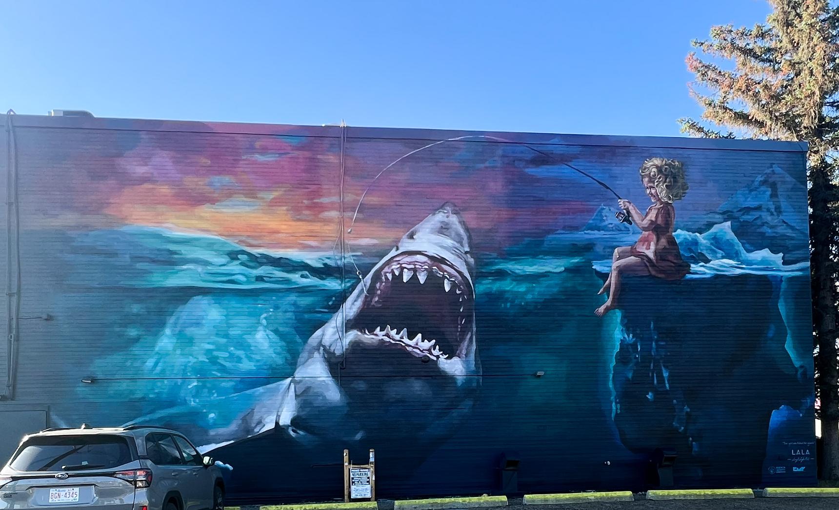 Lacey & Layla Art—The Girl Who Fished For Giants