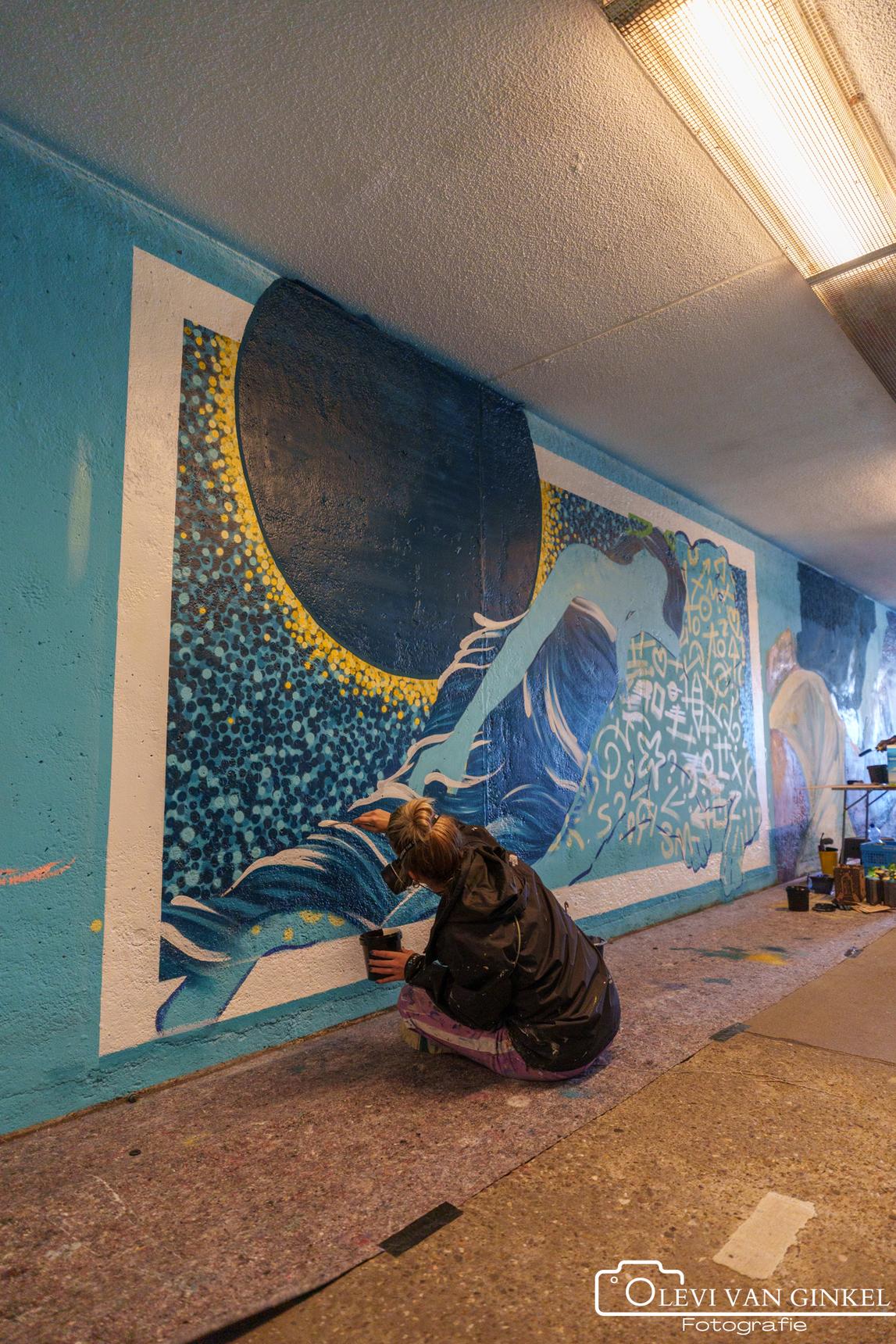 Zmaja, Marloes De Kiewit, Laxmi Manuela, Simian Switch, VAAF, Toscanabanana, Sokaris, Anouk Brand, Lucile Van Laecken, Rutger Termohlen, Sowet, Zark, Studio mutoni, Sasko, Kseniia Nel—Bospoorttunnel 'Wij eisen de nacht op'