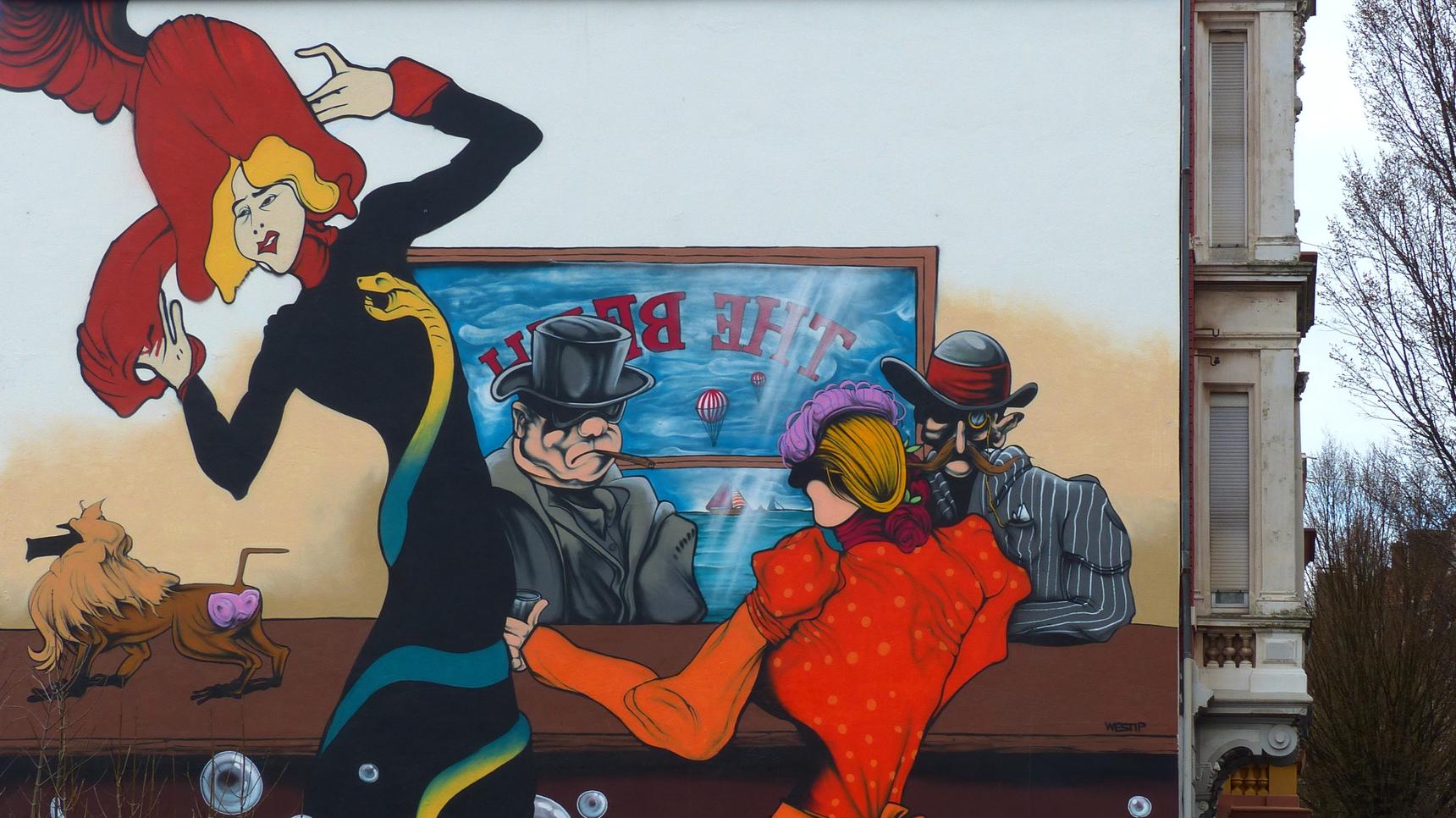 Jens Westip aka WESTIP—Homage to Toulouse Lautrec