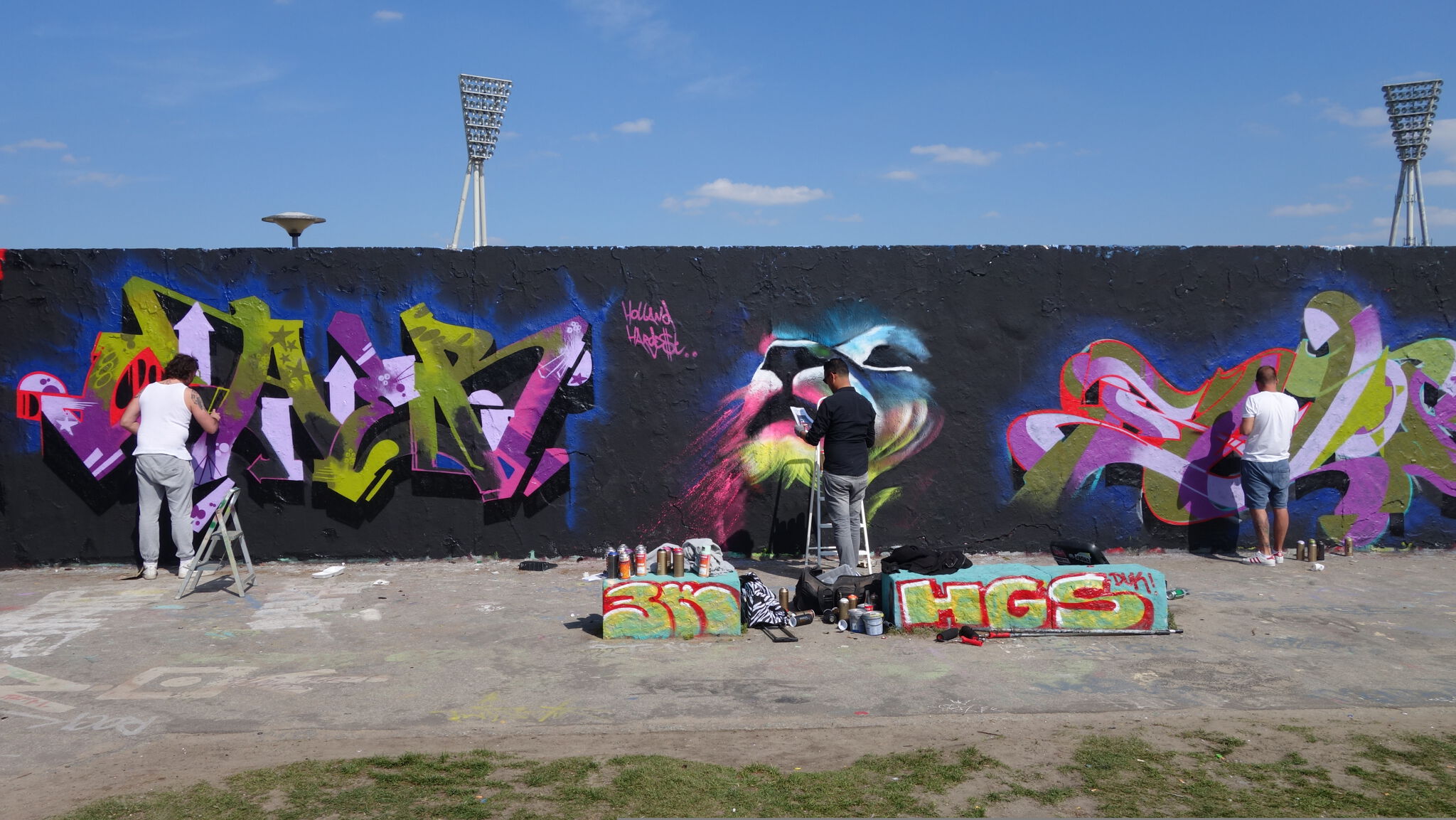 Various Artists, changing&mdash;Hall of Fame, walls free to paint at Mauerpark