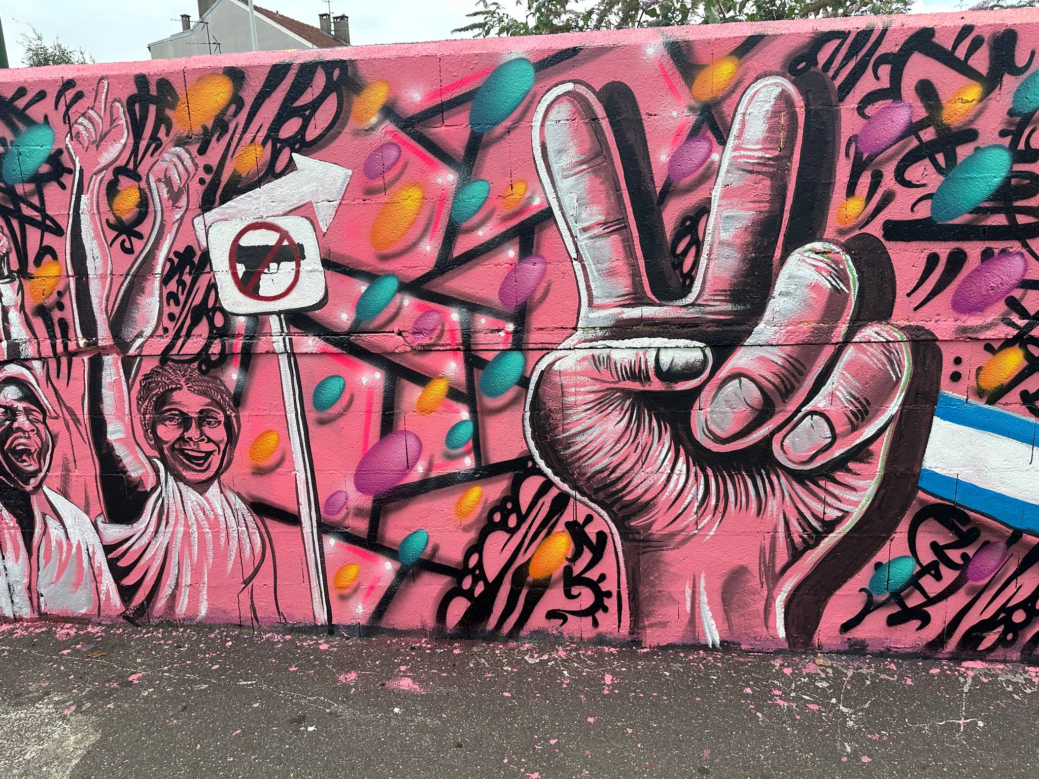 Kyle Holbrook&mdash;Peace Street Paris Olympics Mural