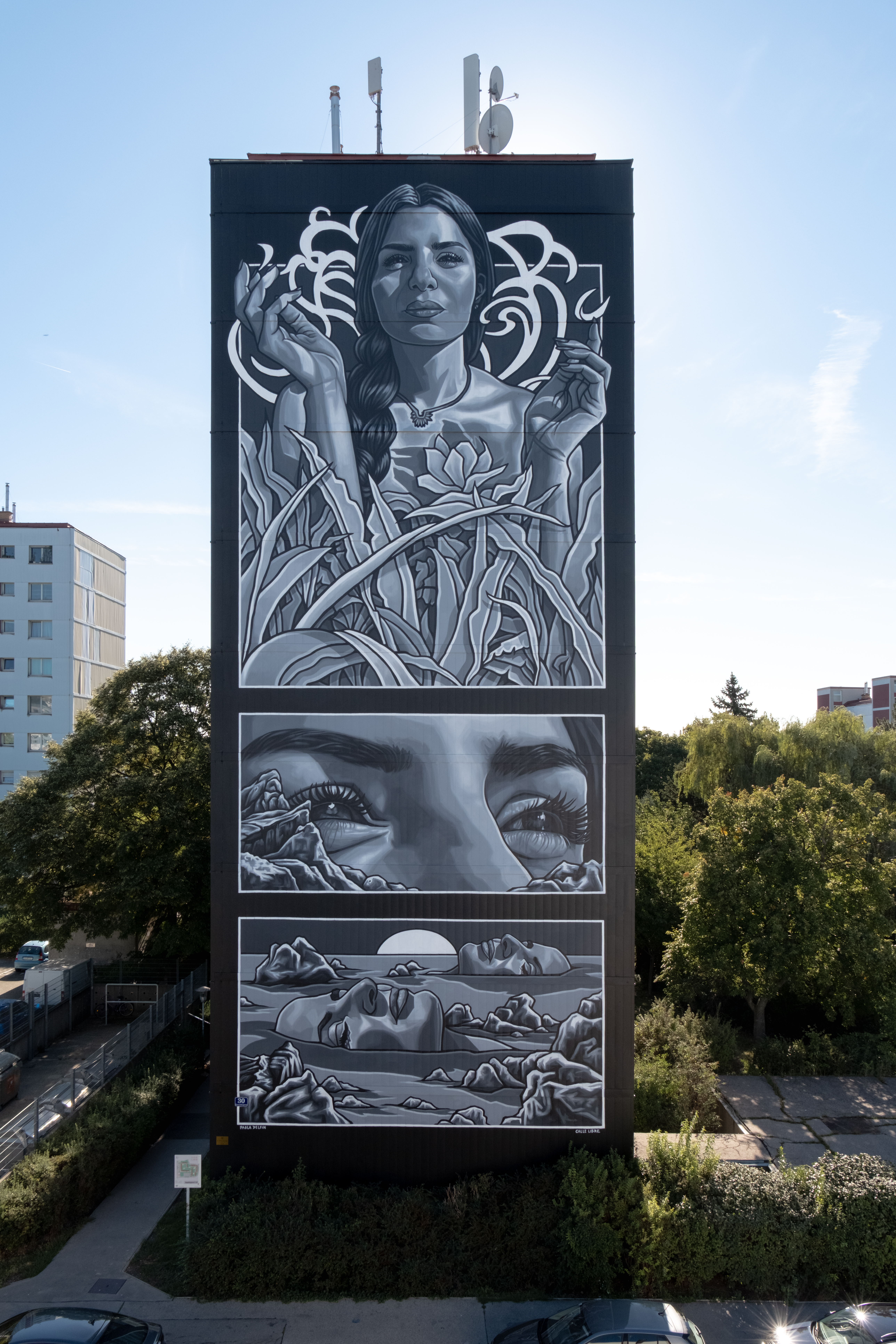 ✨️The Roots 絵画 NOVOL 原画 レア HIPHOP MURO Among the living roots by Paola Delfin - Street Art Cities