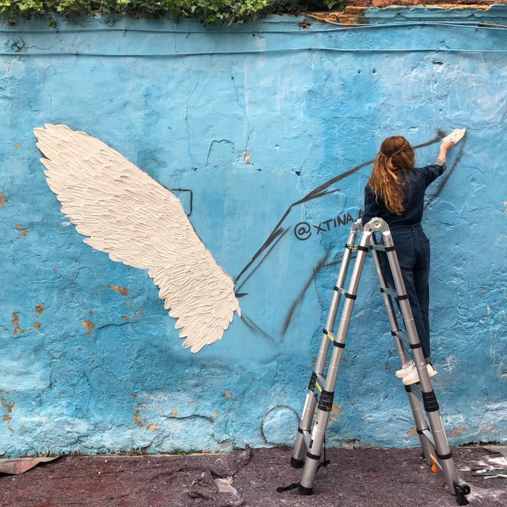 Einar Tuvakiya, Leo Barreiro, Cristina Harillo&mdash;Mural para volar