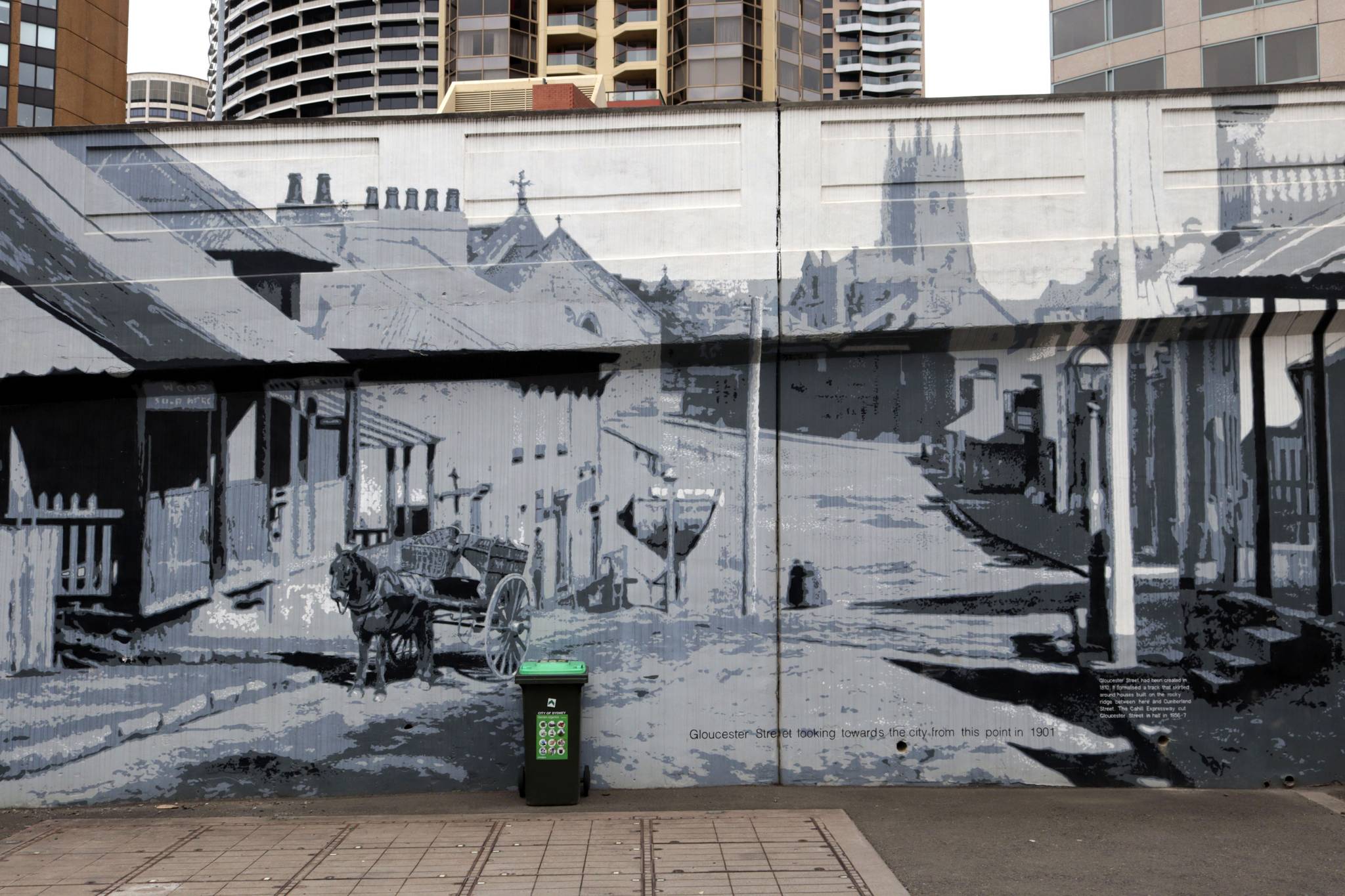 Pierre Mol&mdash;Gloucester Street Looking Towards the City