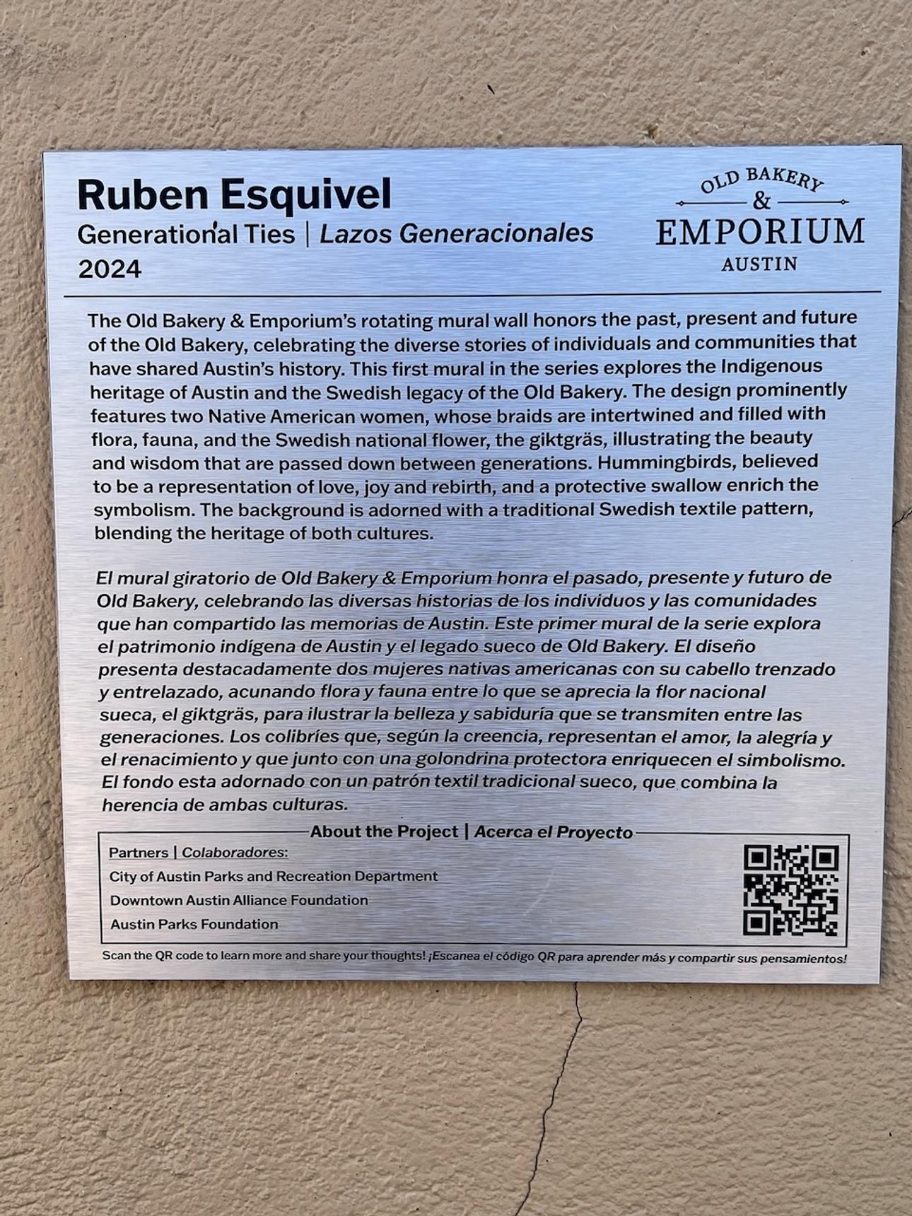 Ruben Esquivel—Generational Ties