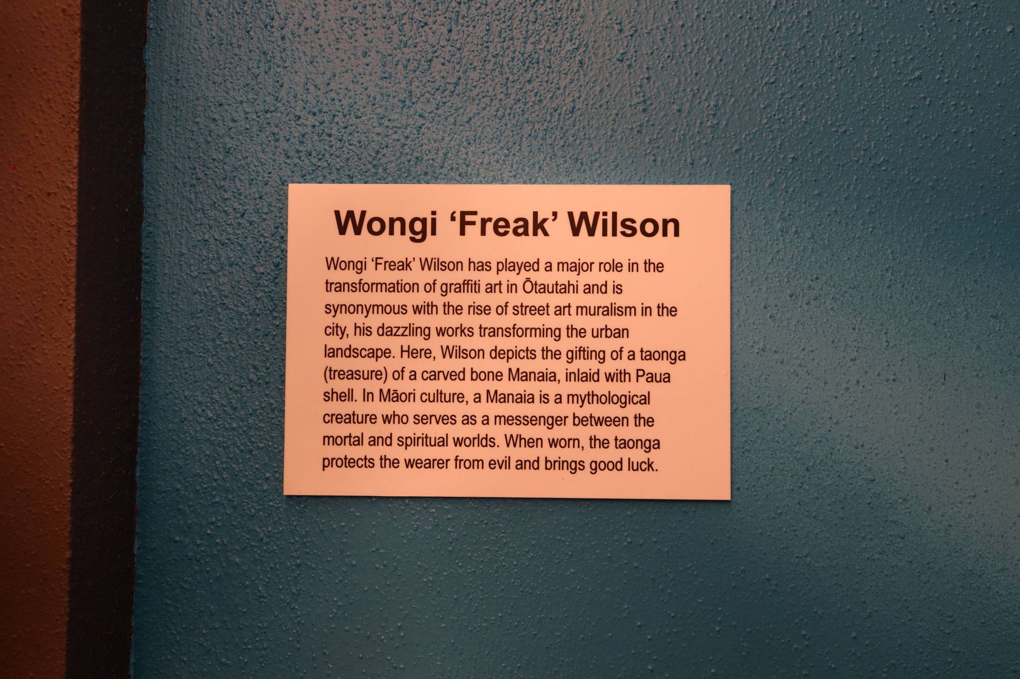 Wongi 'Freak' Wilson&mdash;undefined