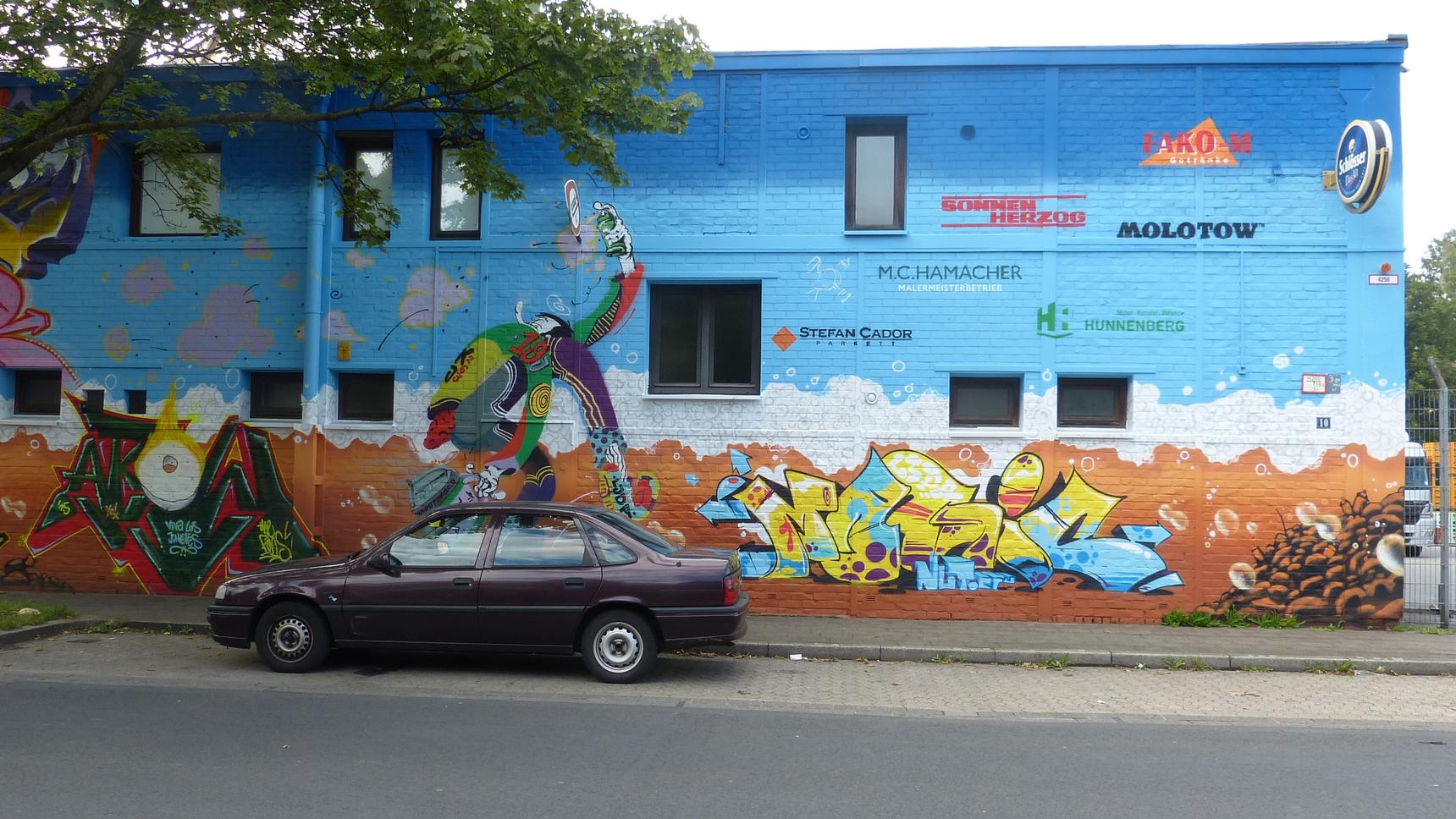 —LJDA 19 Anniversary Graffiti Wall for 40° Festival 2015