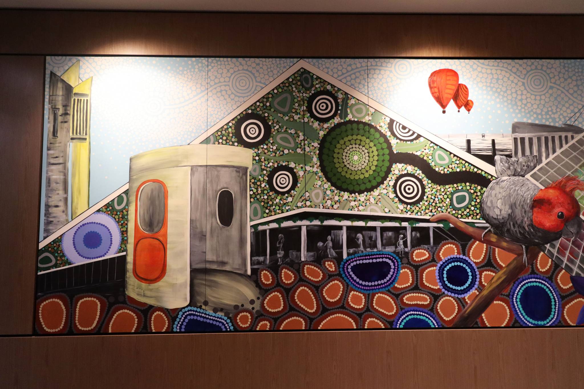 Leah Brideson, GraffikPaint&mdash;Canberra Centre Mural