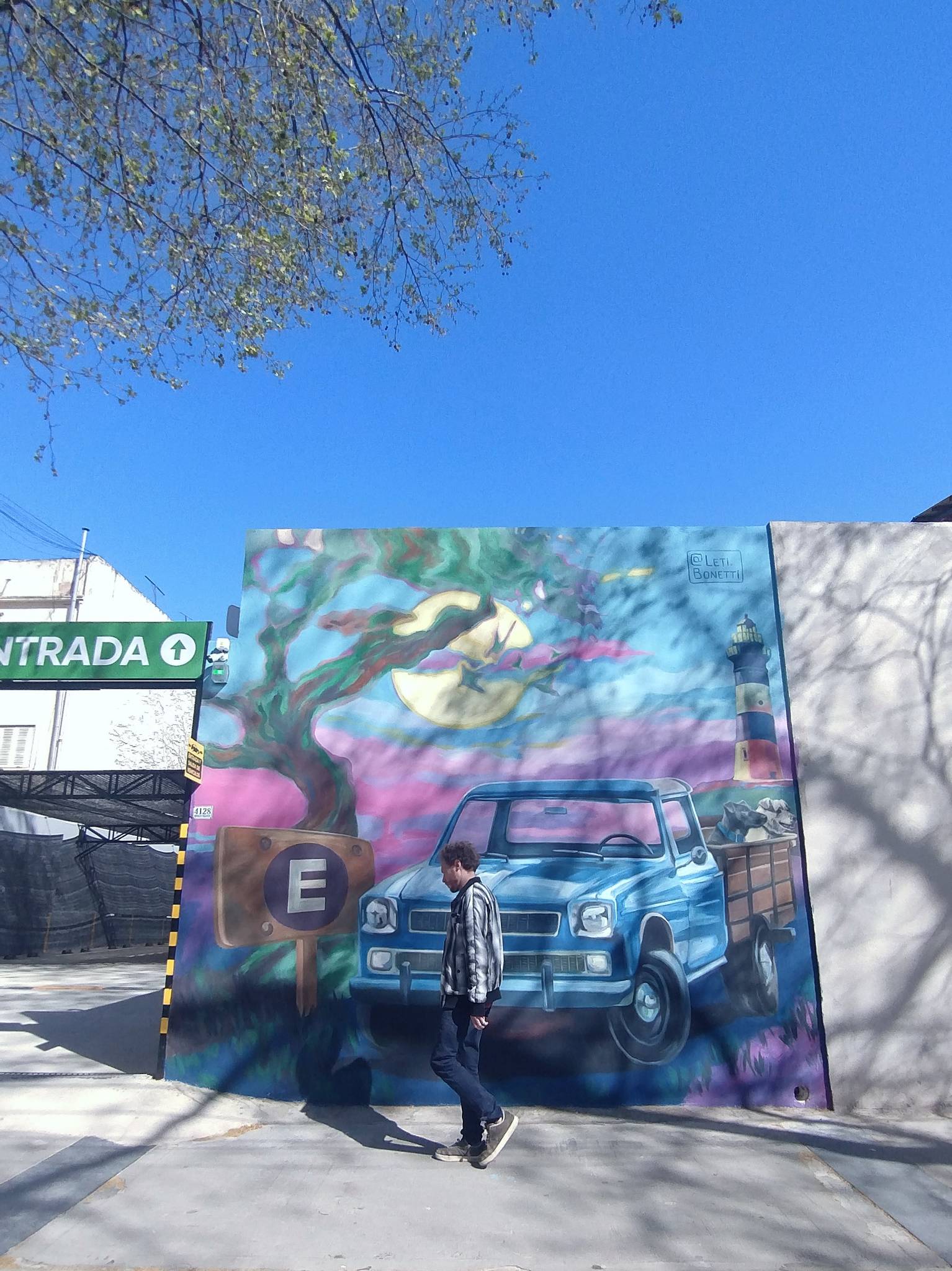 Leti Bonetti&mdash;Mural para un estacionamiento 