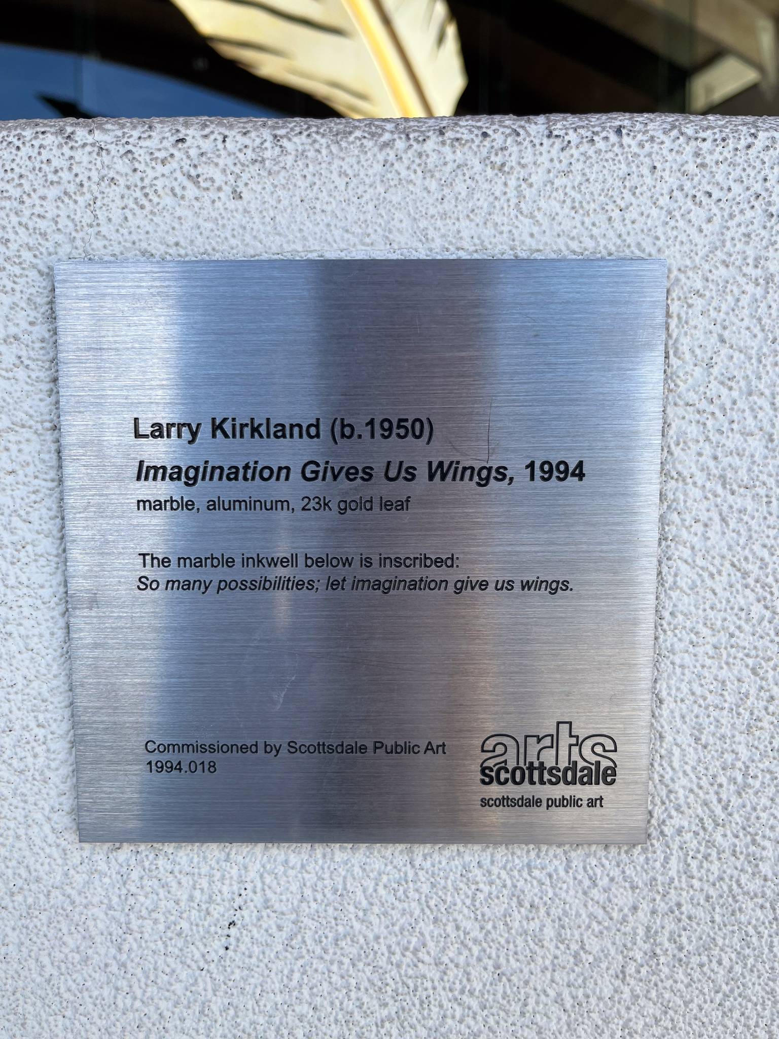 Larry Kirkland&mdash;Imagination Gives Us Wings