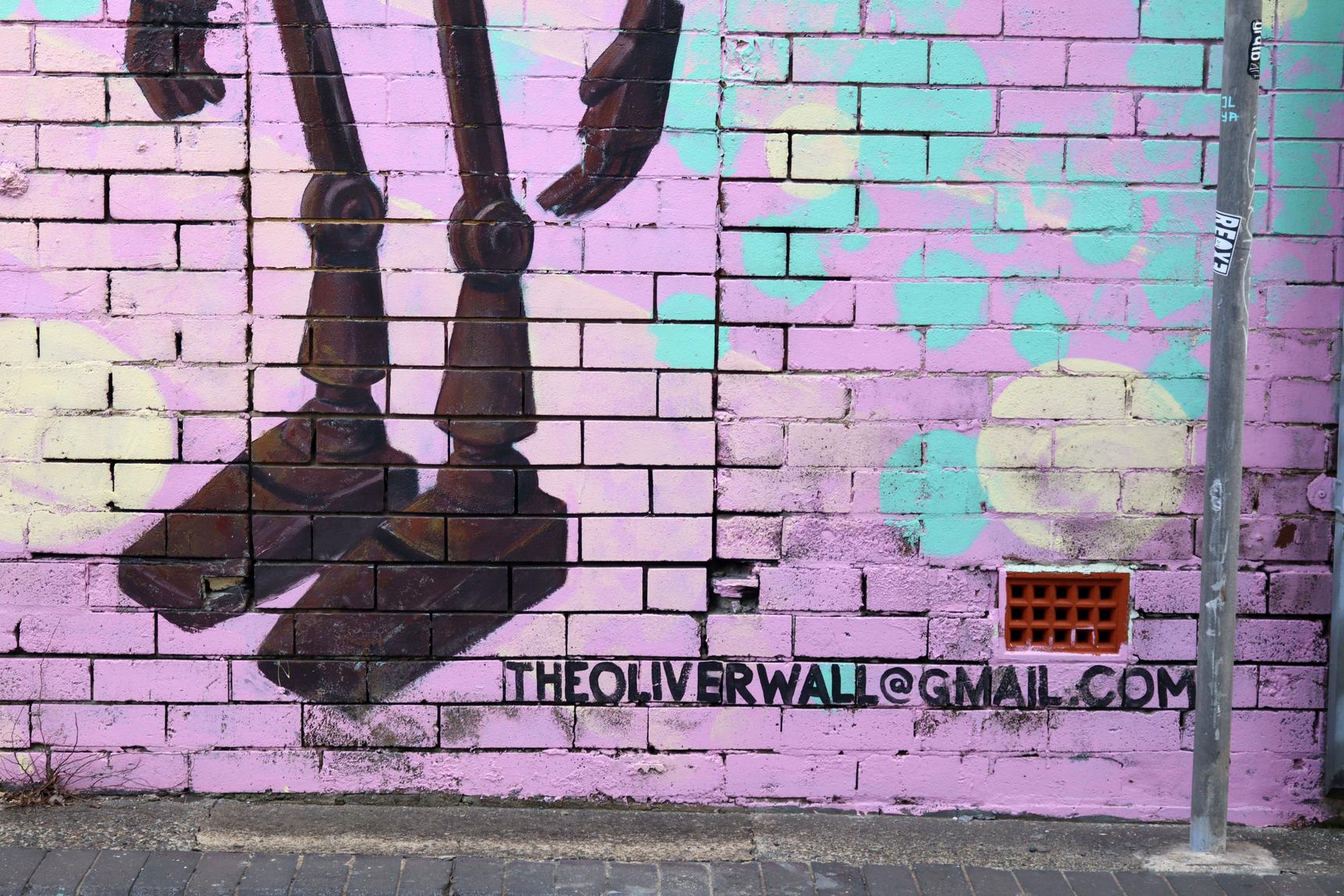 Oliver Wall—Robot Mural
